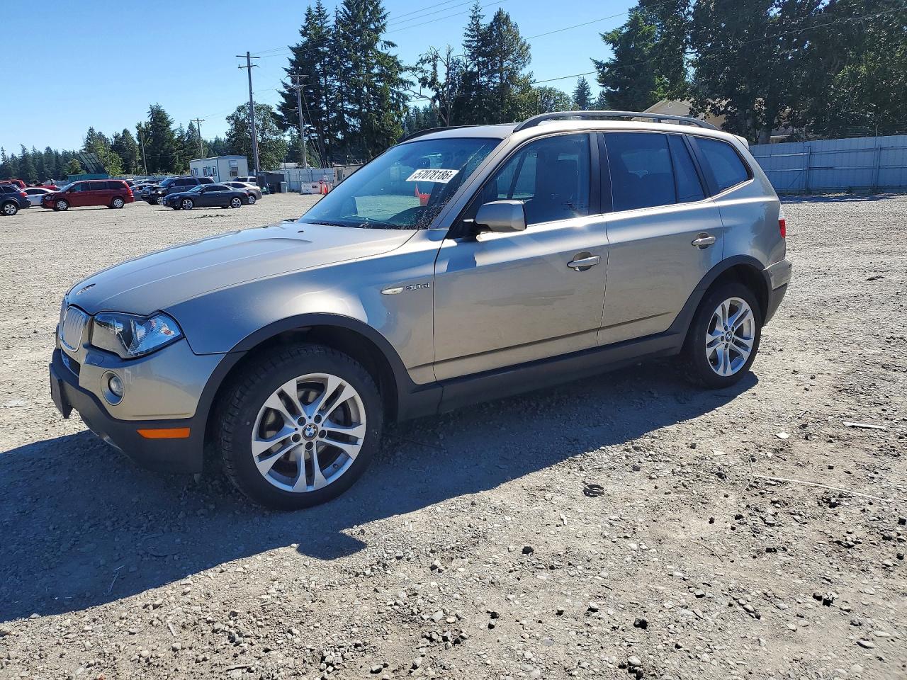 2007 Bmw X3 3.0si Tan vin: WBXPC934X7WF00348