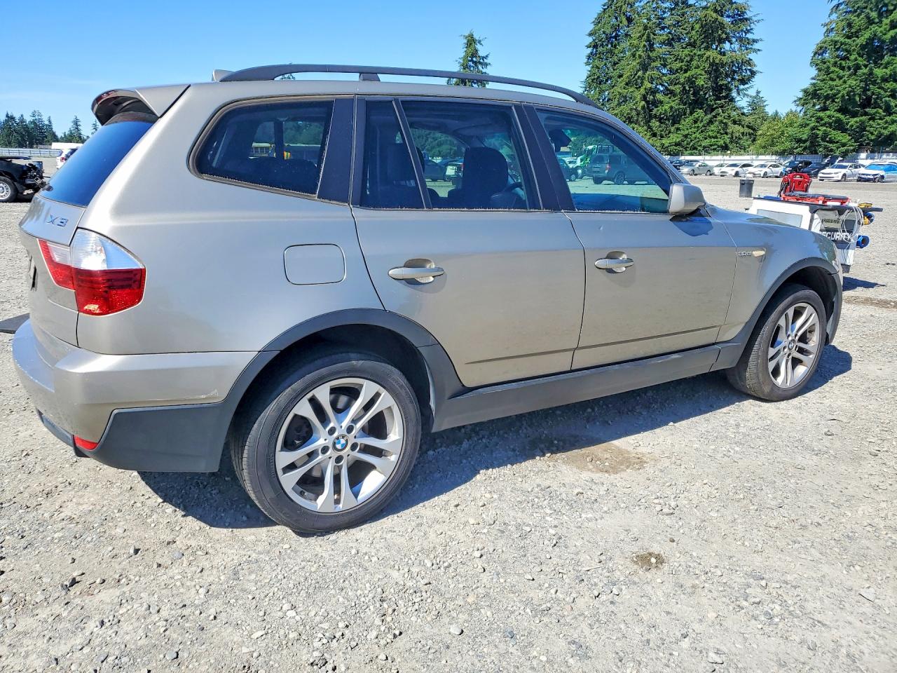 2007 Bmw X3 3.0si Tan vin: WBXPC934X7WF00348