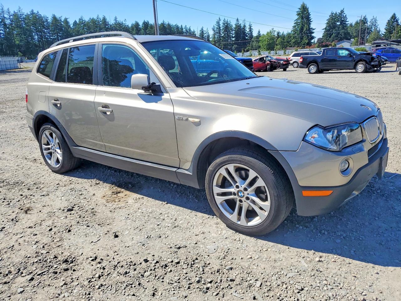 2007 Bmw X3 3.0si Tan vin: WBXPC934X7WF00348