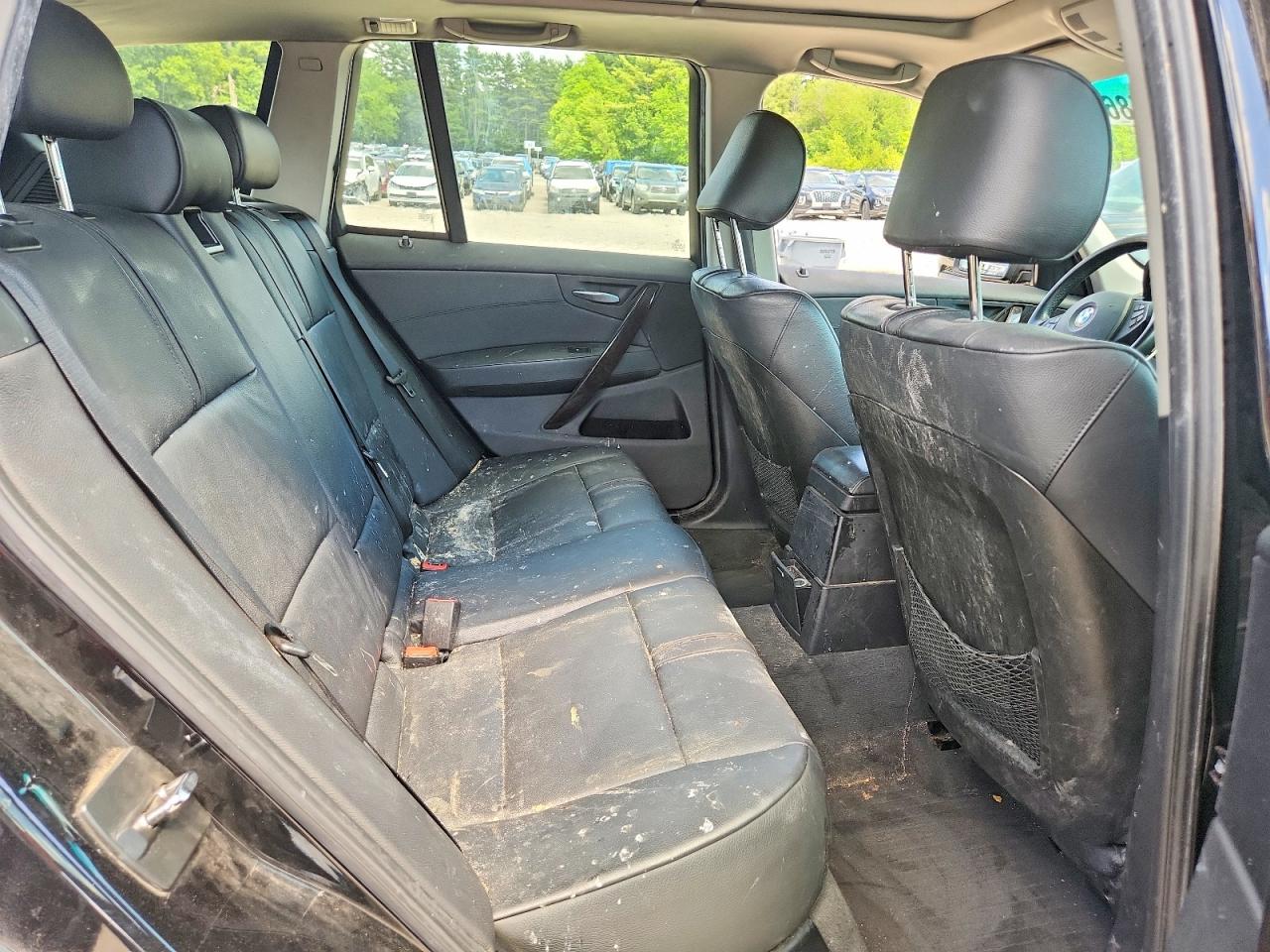 2007 Bmw X3 3.0si Black vin: WBXPC934X7WF07221