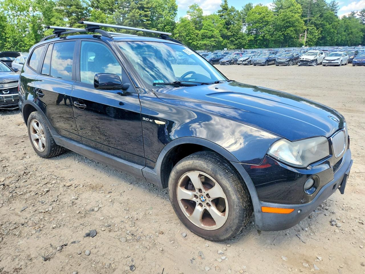 2007 Bmw X3 3.0si Black vin: WBXPC934X7WF07221