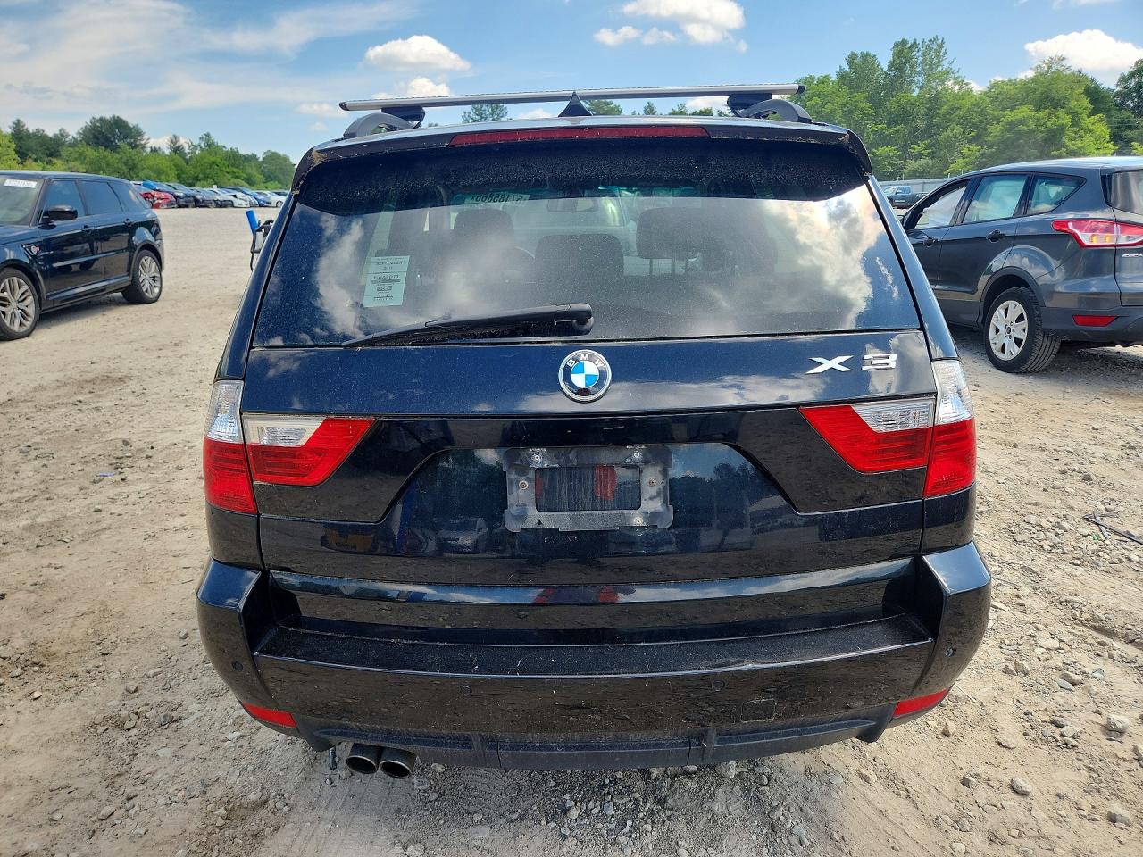 2007 Bmw X3 3.0si Black vin: WBXPC934X7WF07221