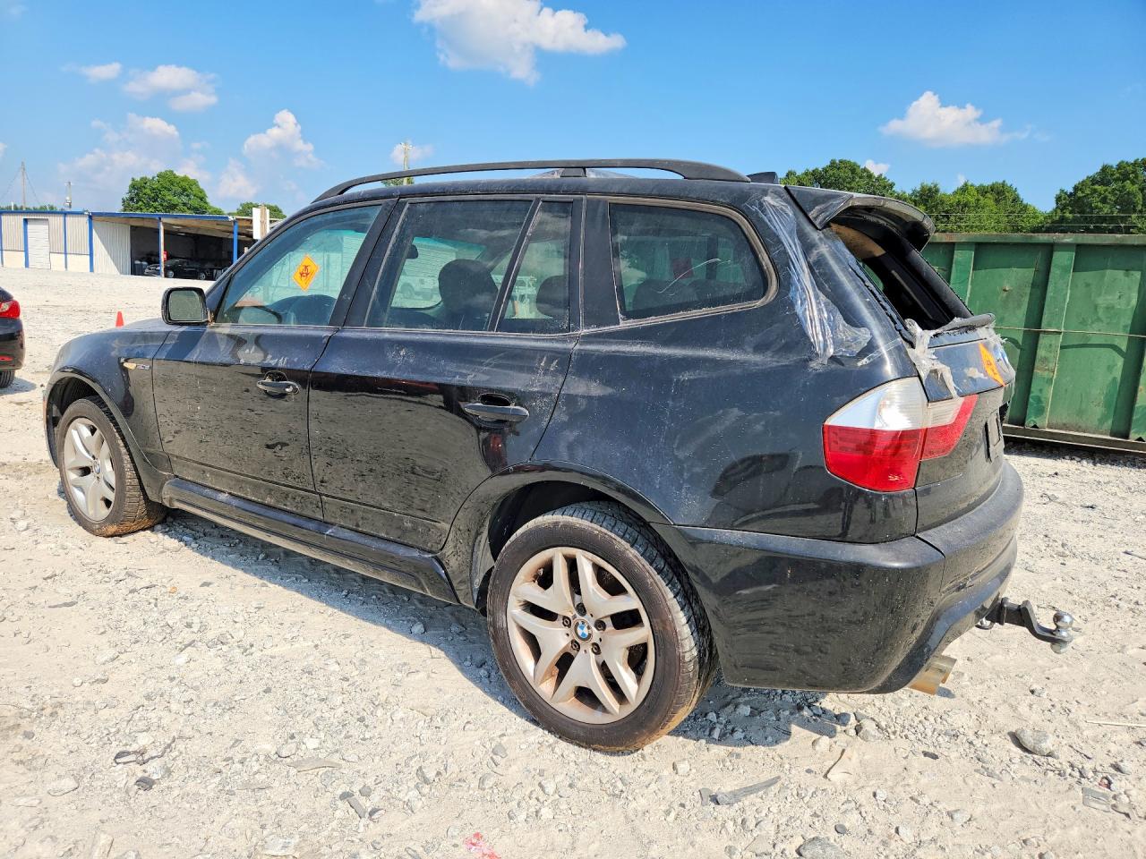 2007 Bmw X3 Черный vin: WBXPC934X7WF20891