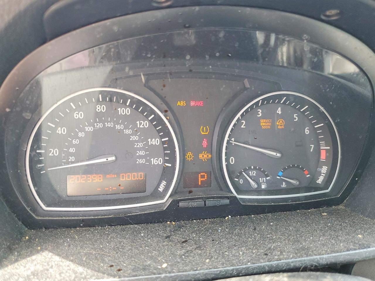 2007 Bmw X3 3.0si Gray vin: WBXPC934X7WF24052