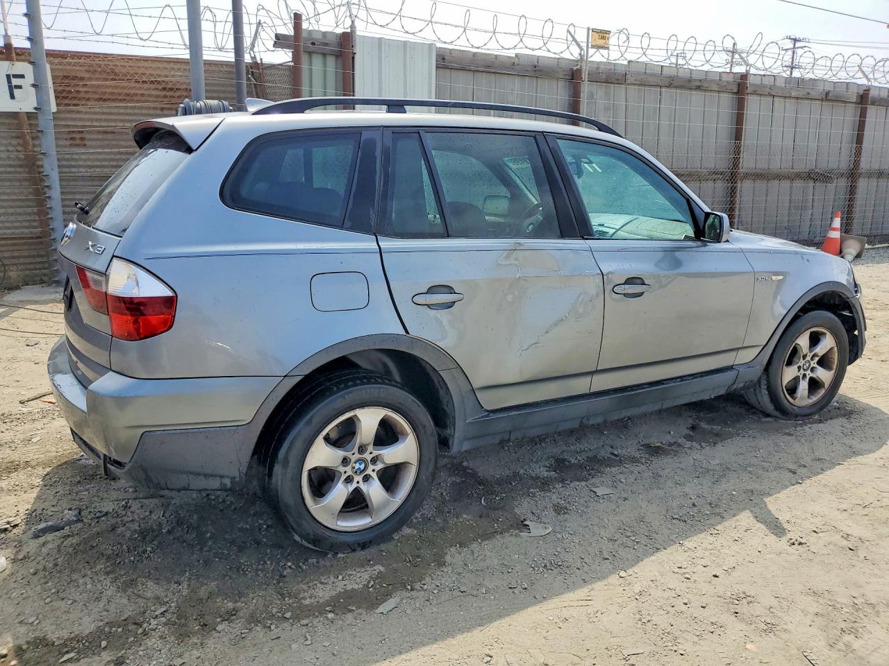2007 Bmw X3 3.0si Gray vin: WBXPC934X7WF24052