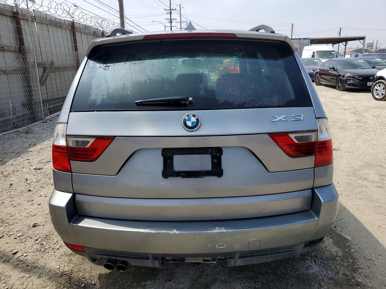 2007 Bmw X3 3.0si Gray vin: WBXPC934X7WF24052