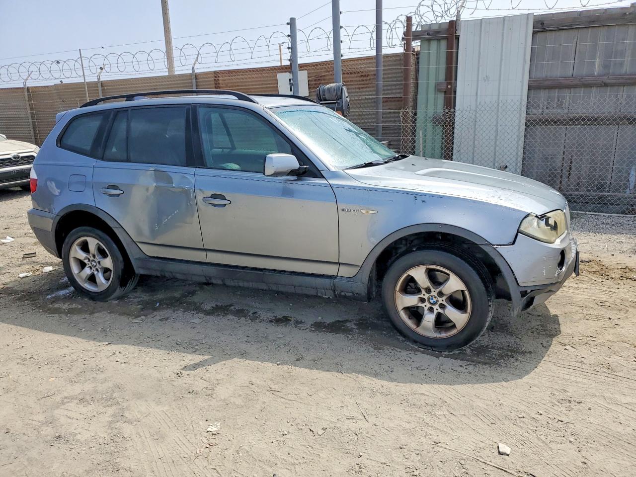 2007 Bmw X3 3.0si Gray vin: WBXPC934X7WF24052