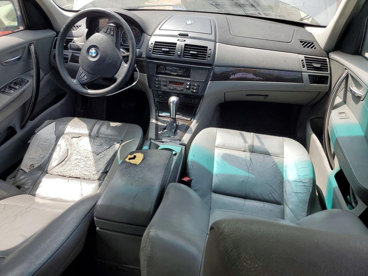 2007 Bmw X3 3.0si Gray vin: WBXPC934X7WF24052