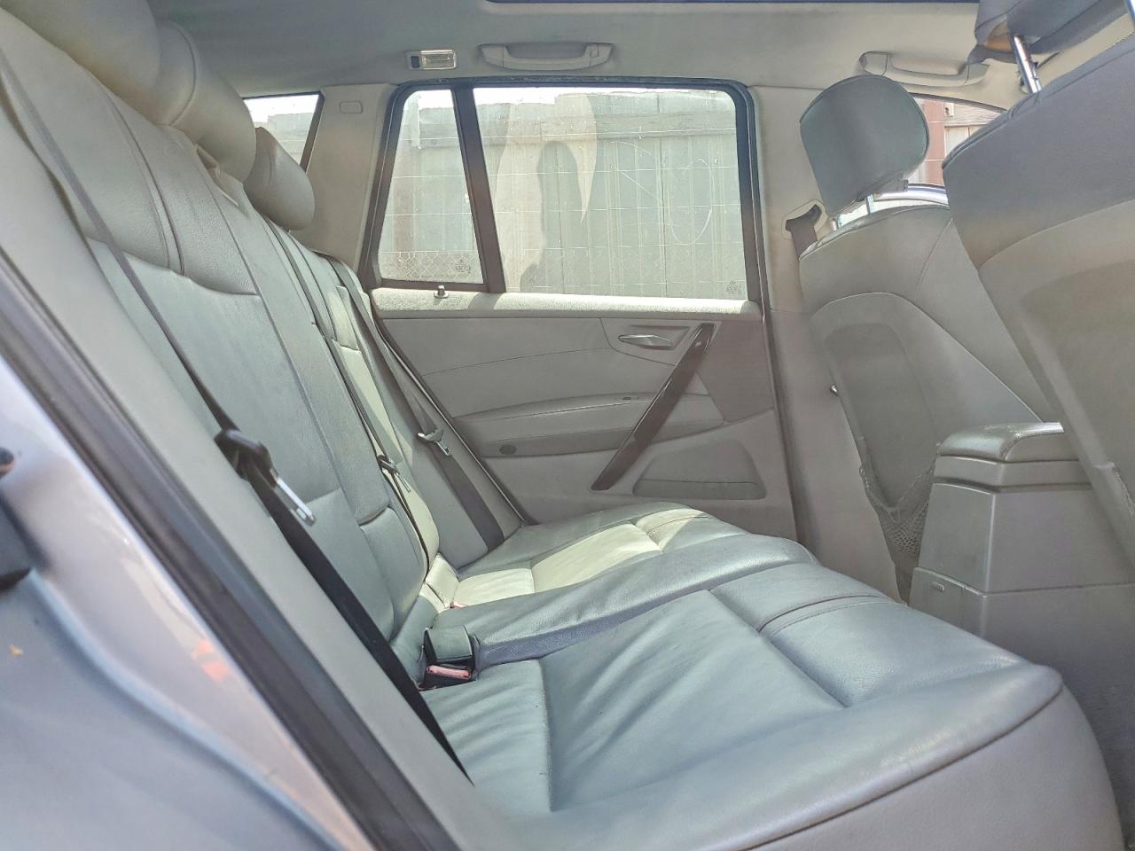 2007 Bmw X3 3.0si Gray vin: WBXPC934X7WF24052