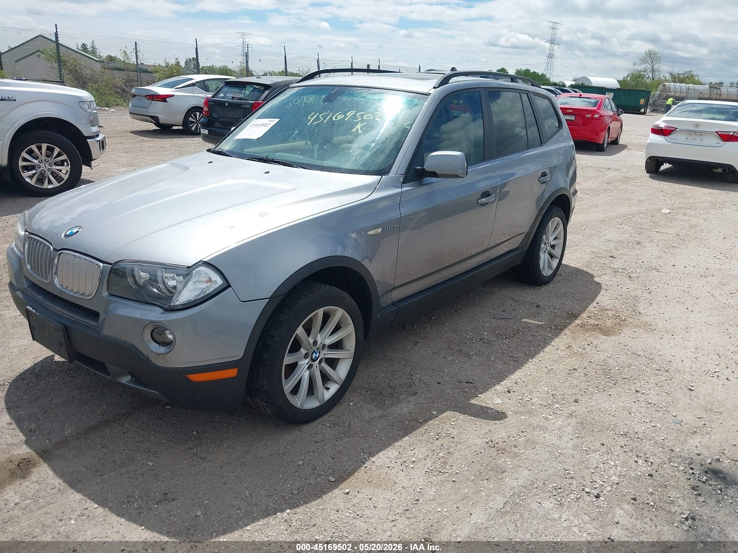 2007 Bmw X3 3.0si Tan vin: WBXPC934X7WF24438