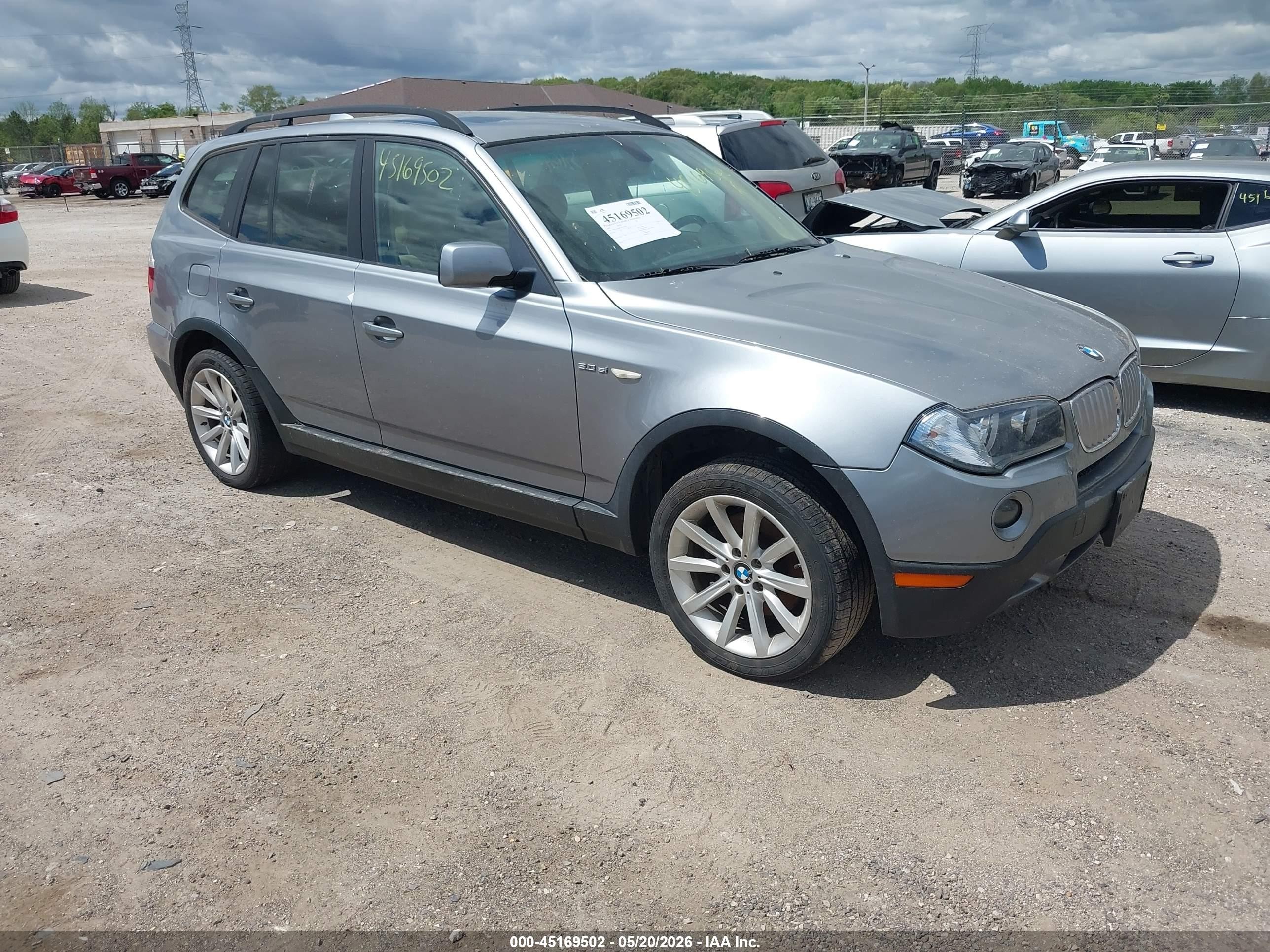 2007 Bmw X3 3.0si Tan vin: WBXPC934X7WF24438