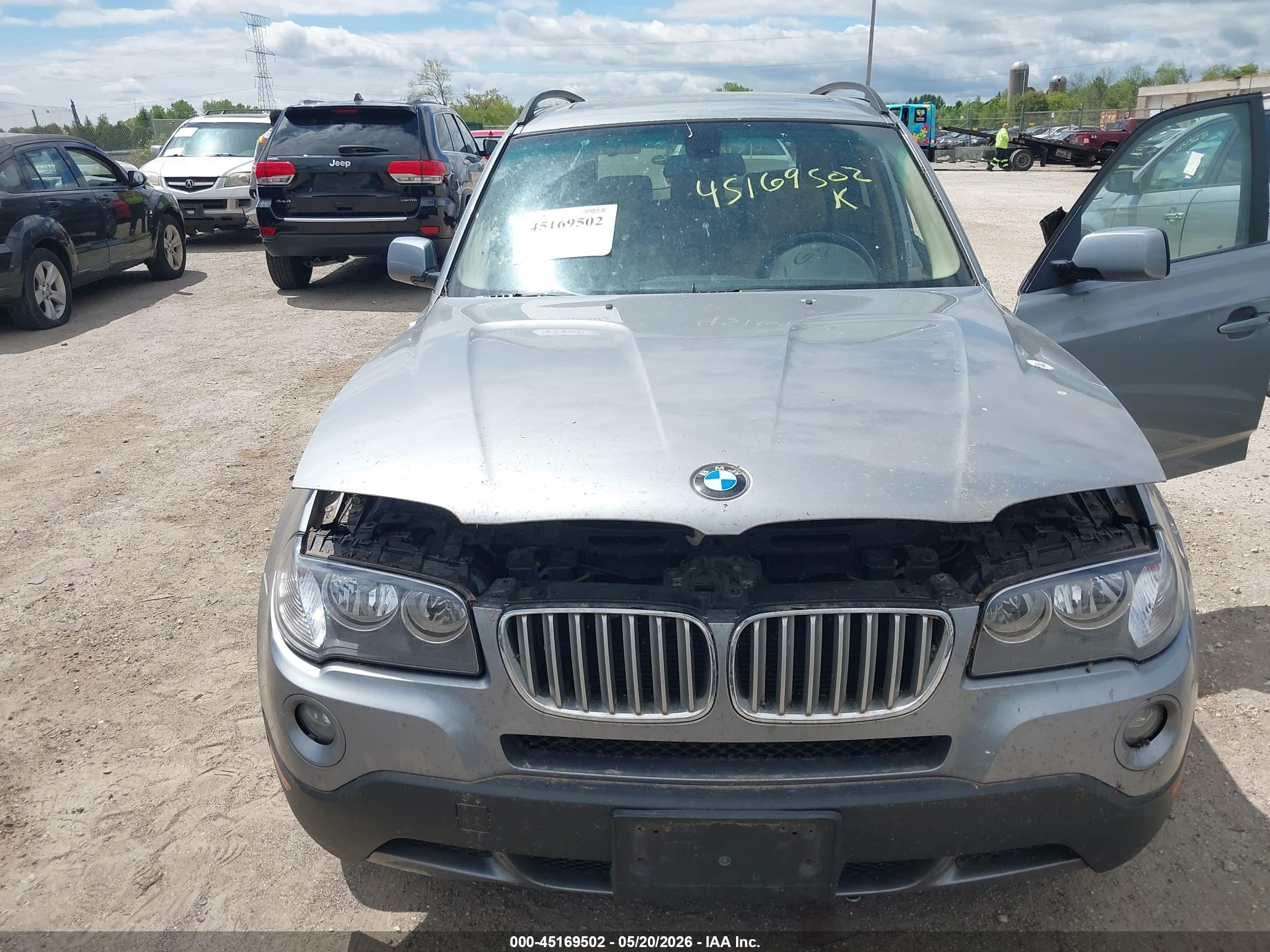 2007 Bmw X3 3.0si Tan vin: WBXPC934X7WF24438