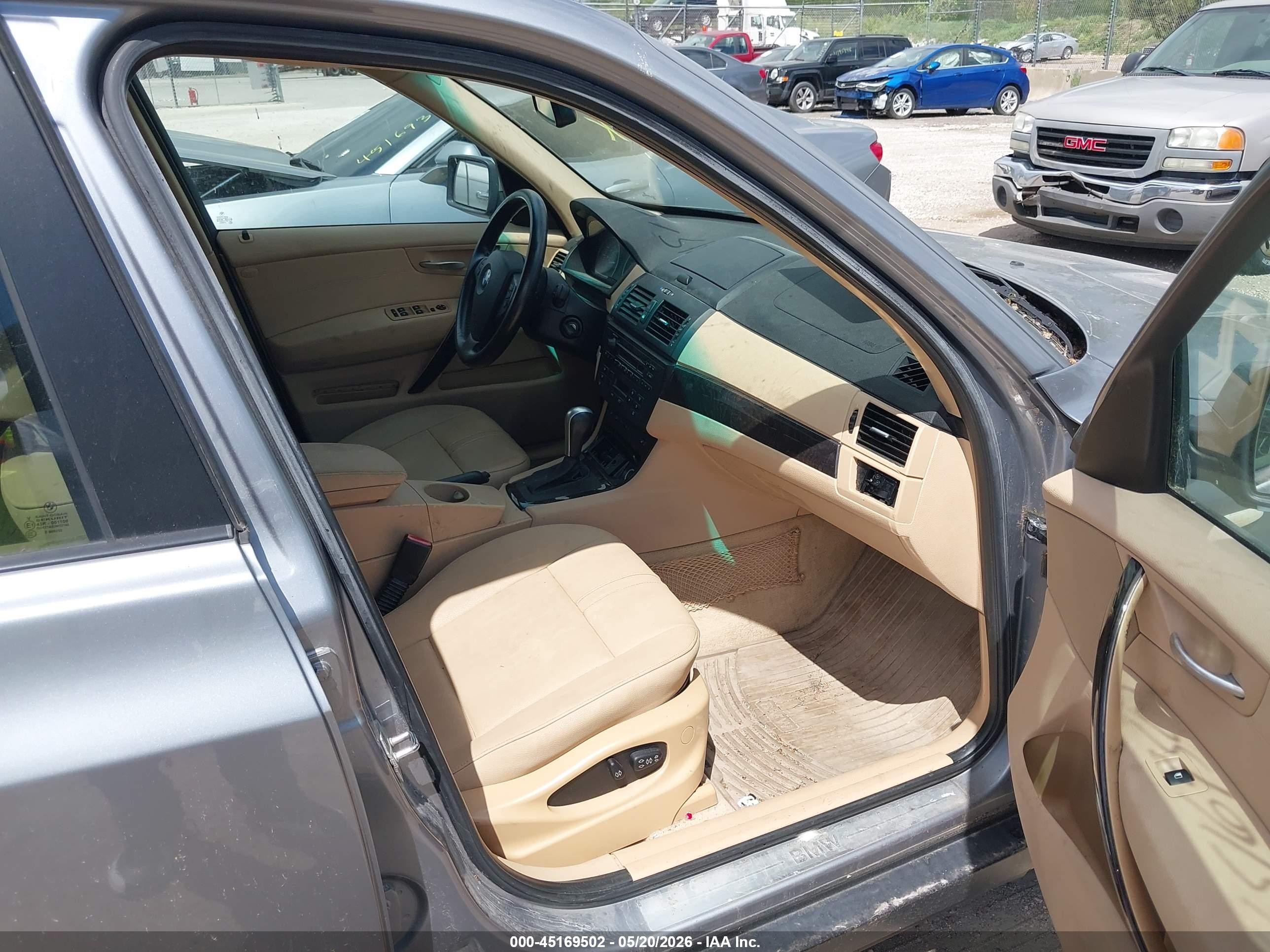 2007 Bmw X3 3.0si Tan vin: WBXPC934X7WF24438