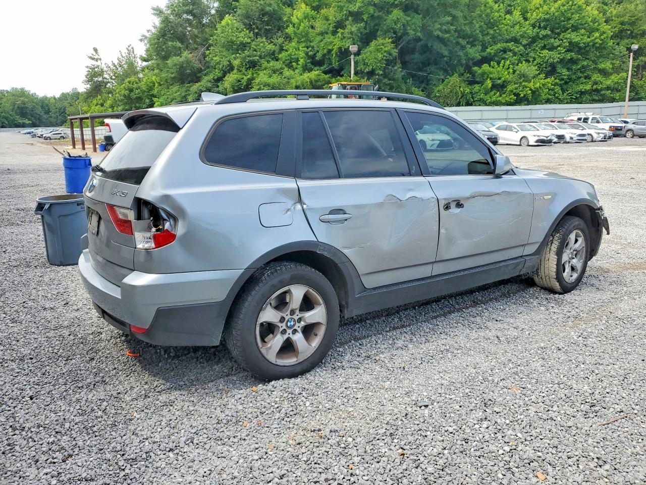 2007 Bmw X3 3.0si Charcoal vin: WBXPC934X7WF25573
