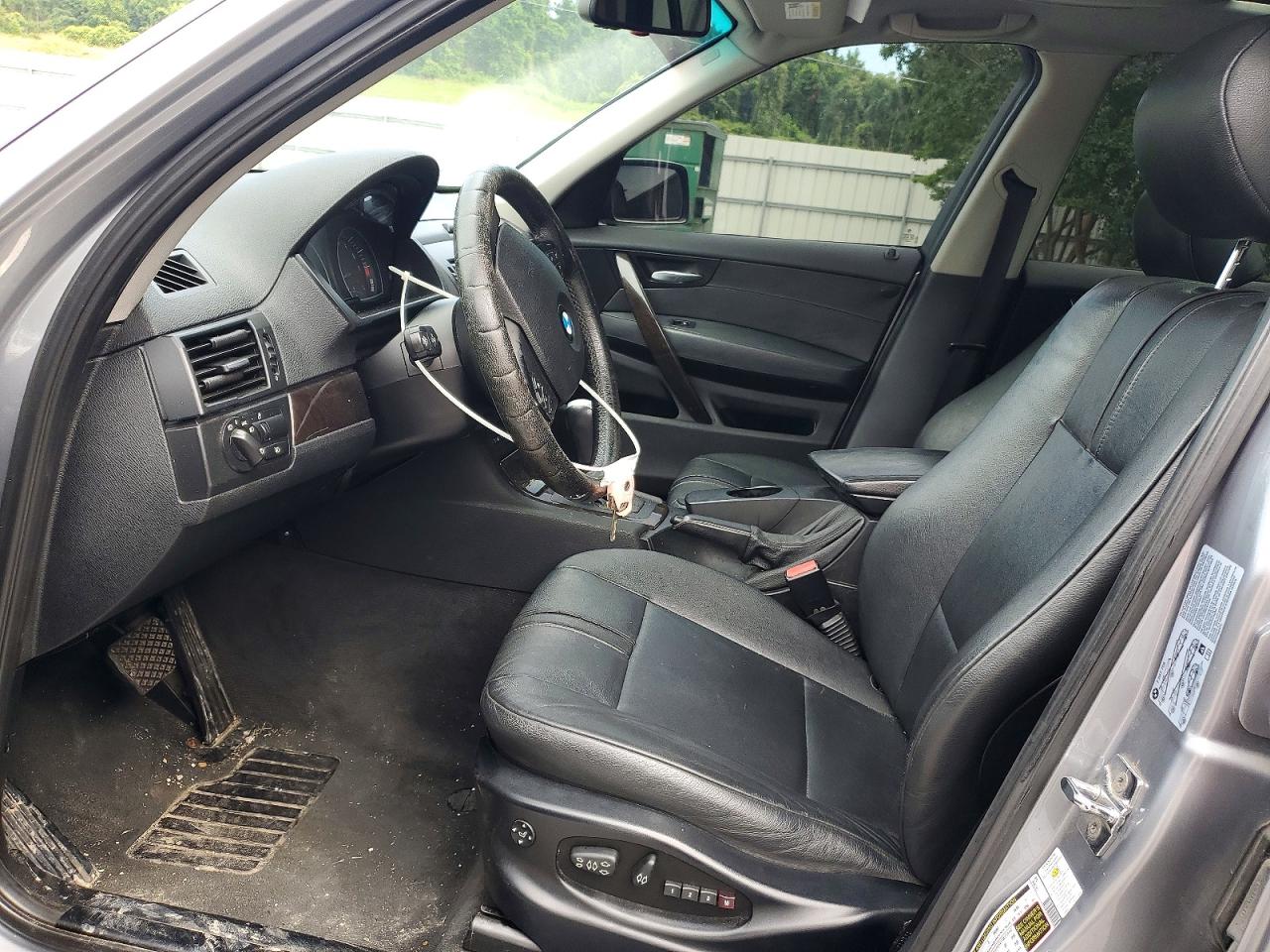 2007 Bmw X3 3.0si Charcoal vin: WBXPC934X7WF25573