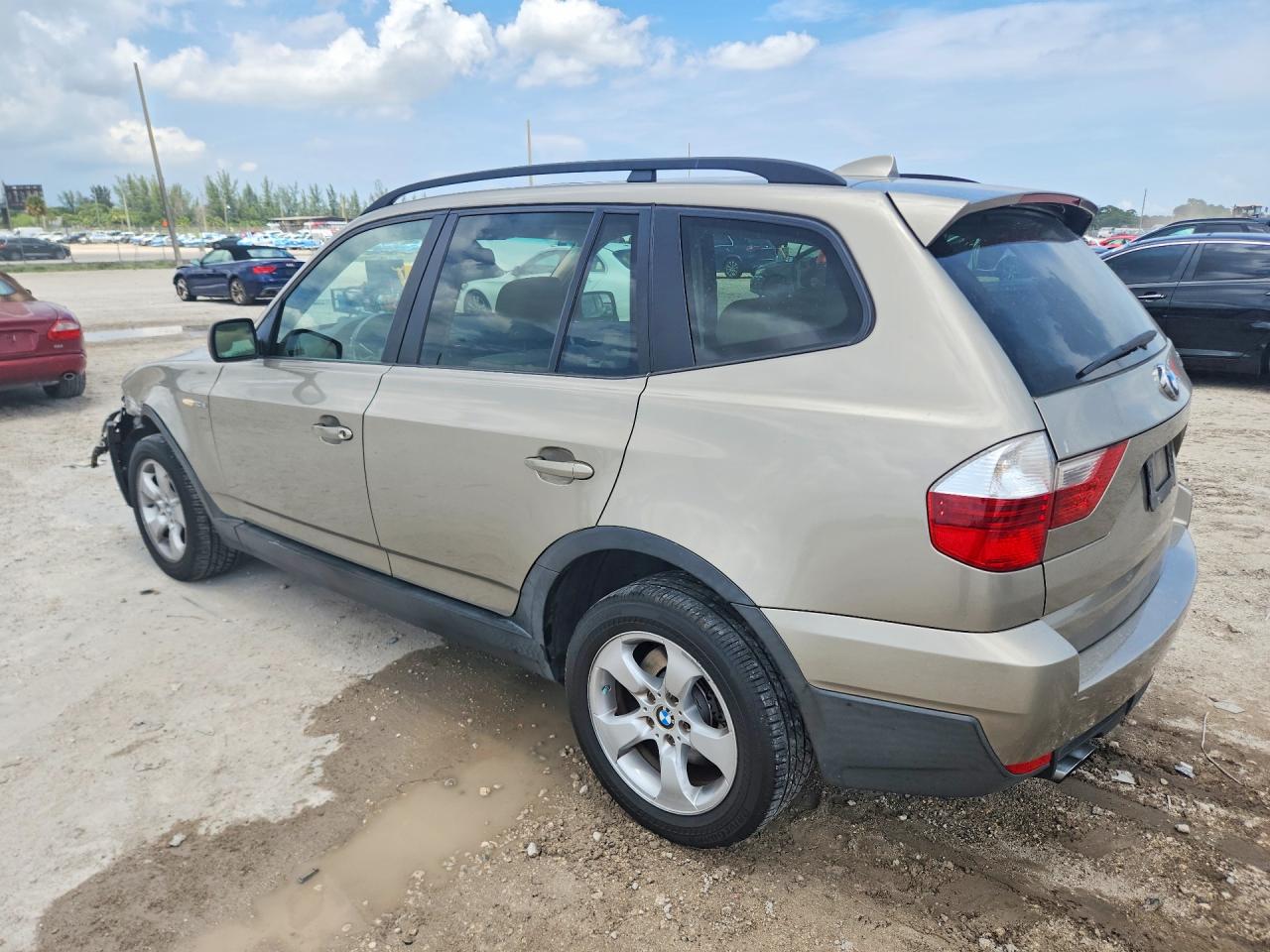 2007 Bmw X3 3.0si Бежевый vin: WBXPC934X7WF27193