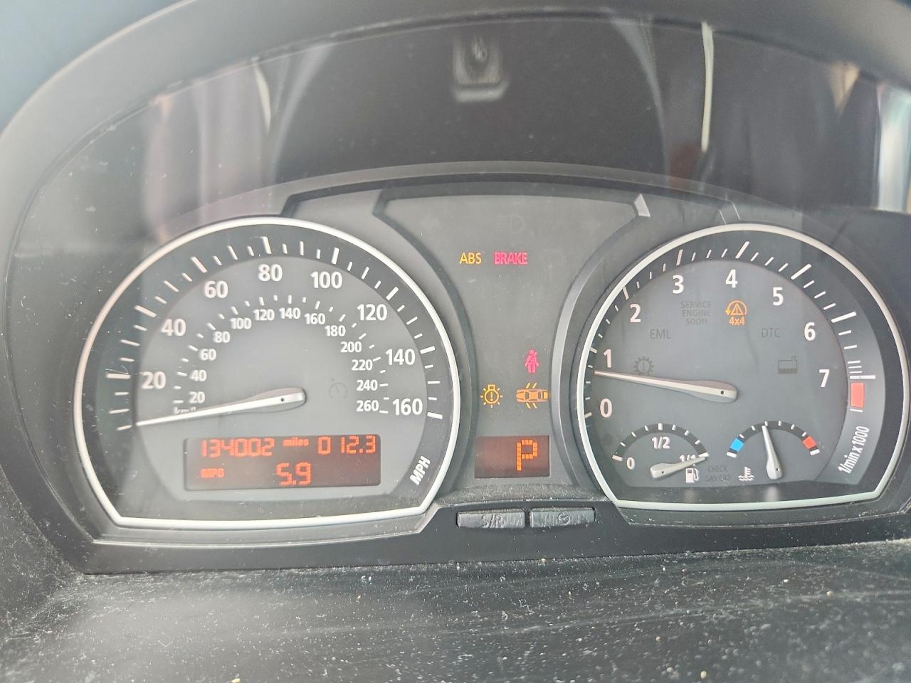 2007 Bmw X3 3.0si Бежевый vin: WBXPC934X7WF27193