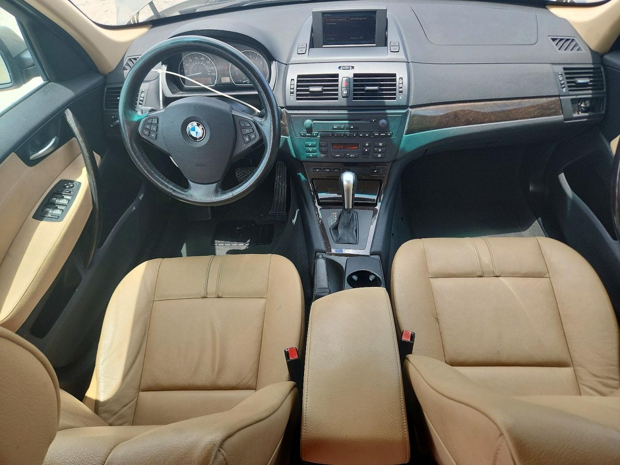 2007 Bmw X3 3.0si Бежевый vin: WBXPC934X7WF27193
