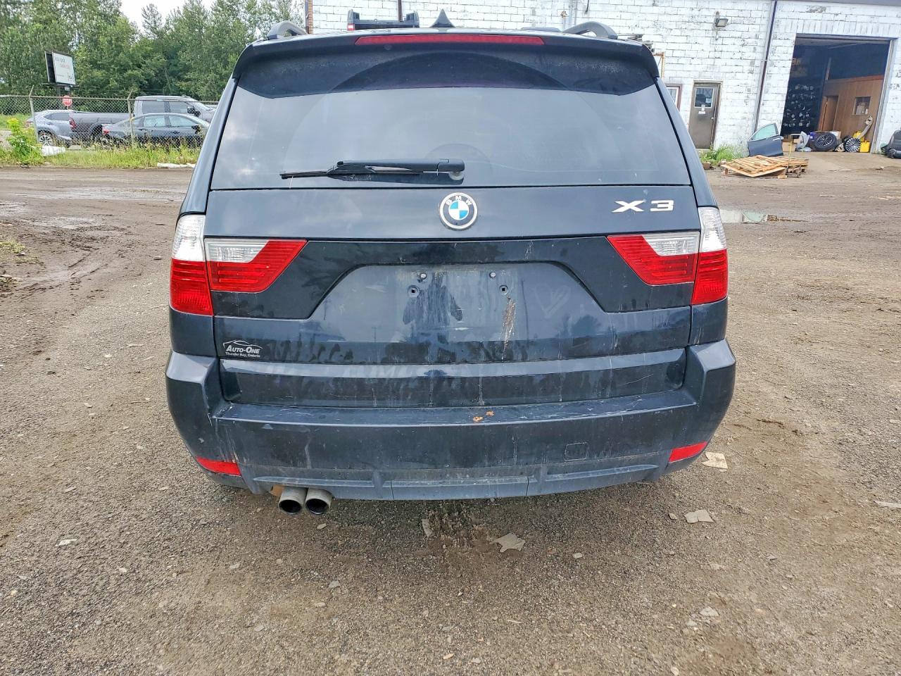 2008 Bmw X3 3.0si Black vin: WBXPC934X8WJ03219