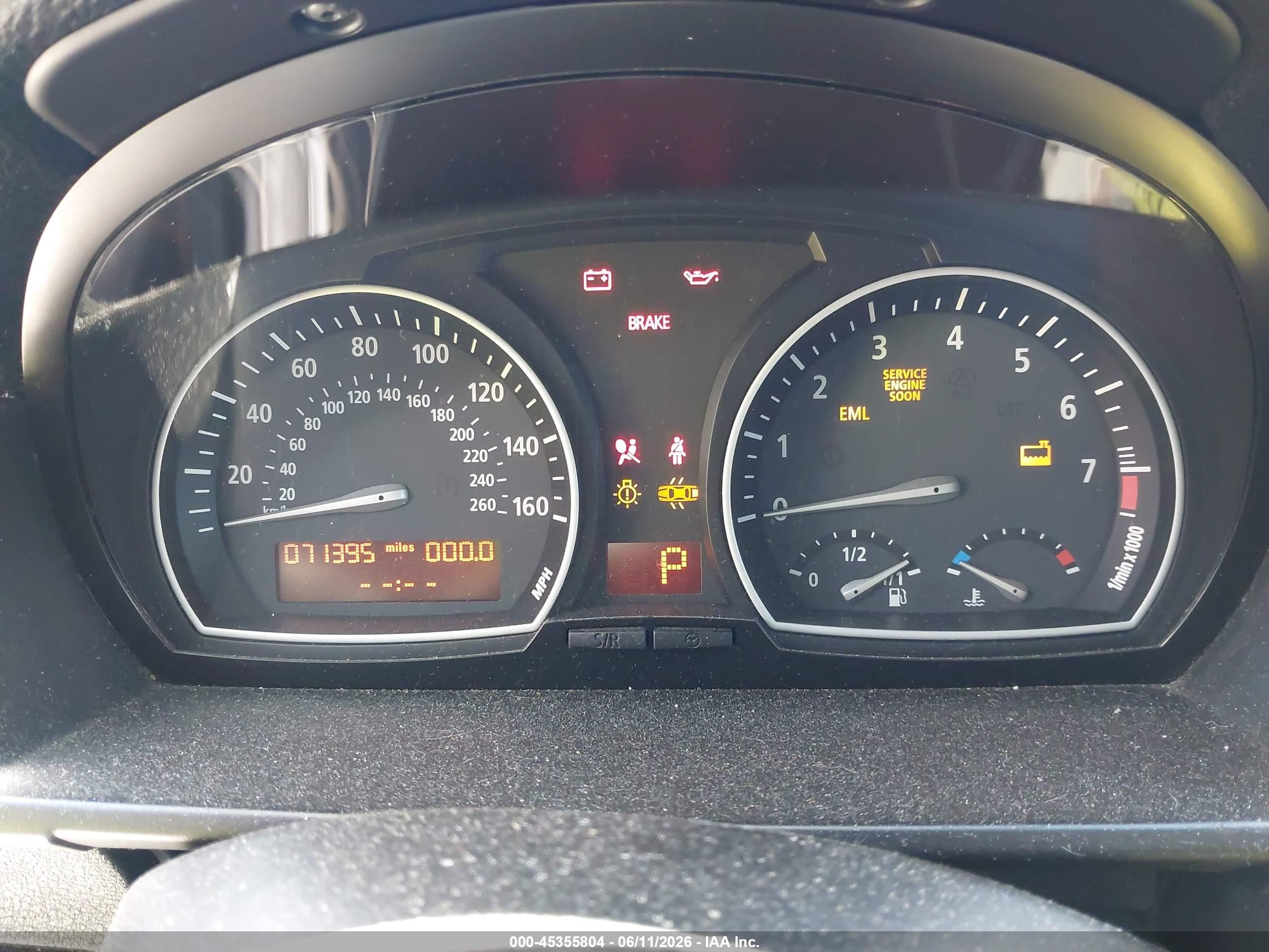 2008 Bmw X3 3.0si Серый vin: WBXPC934X8WJ04810