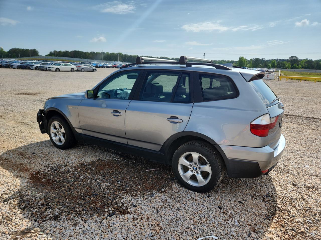 2008 Bmw X3 3.0si Silver vin: WBXPC934X8WJ15662