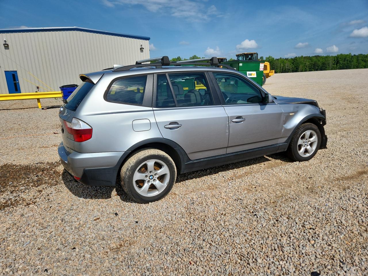 2008 Bmw X3 3.0si Silver vin: WBXPC934X8WJ15662
