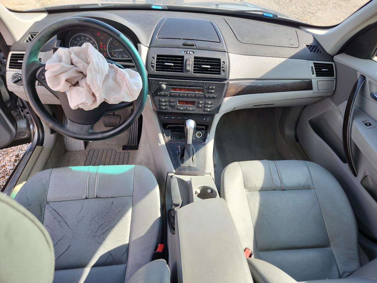 2008 Bmw X3 3.0si Silver vin: WBXPC934X8WJ15662