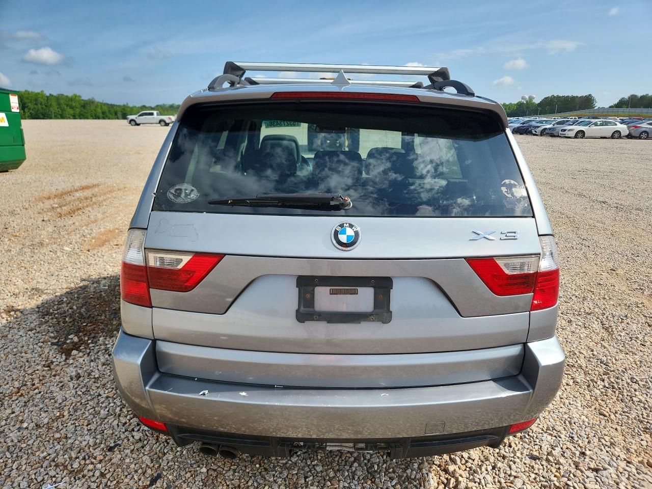 2008 Bmw X3 3.0si Silver vin: WBXPC934X8WJ15662