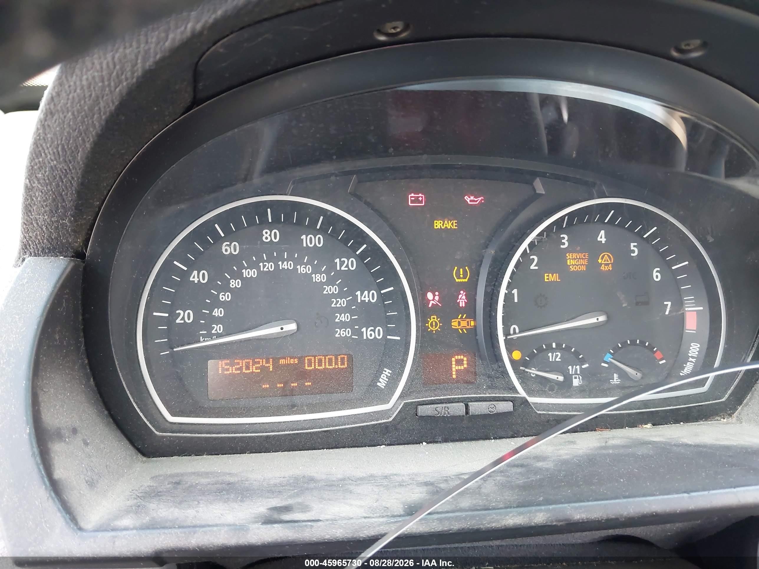 2008 Bmw X3 3.0si Silver vin: WBXPC934X8WJ19016