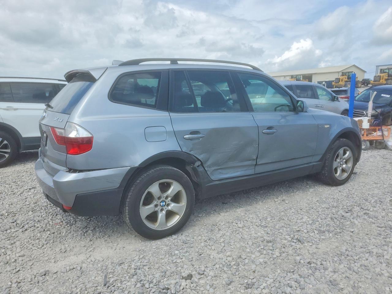 2008 Bmw X3 3.0si Серебряный vin: WBXPC934X8WJ20988