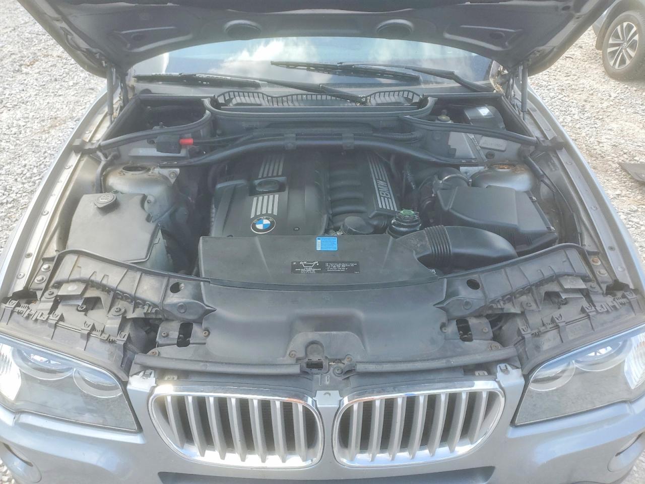 2008 Bmw X3 3.0si Серебряный vin: WBXPC934X8WJ20988