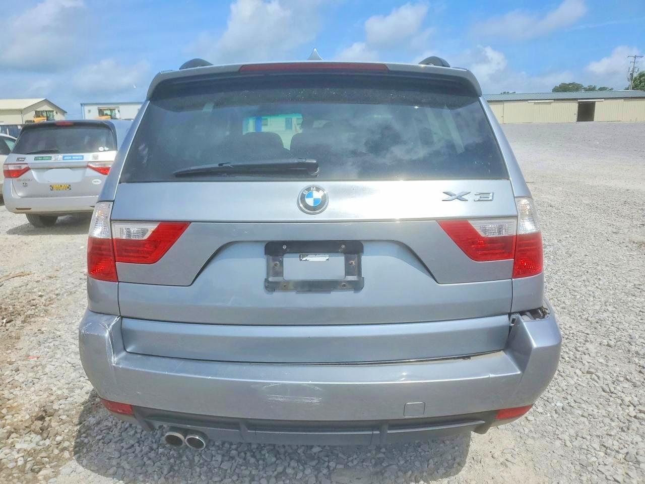 2008 Bmw X3 3.0si Серебряный vin: WBXPC934X8WJ20988