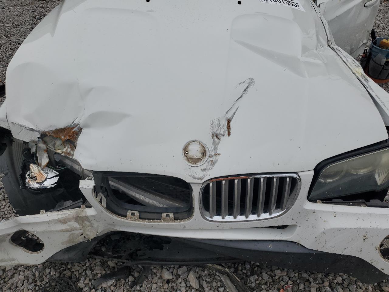 2008 Bmw X3 3.0si White vin: WBXPC934X8WJ23759