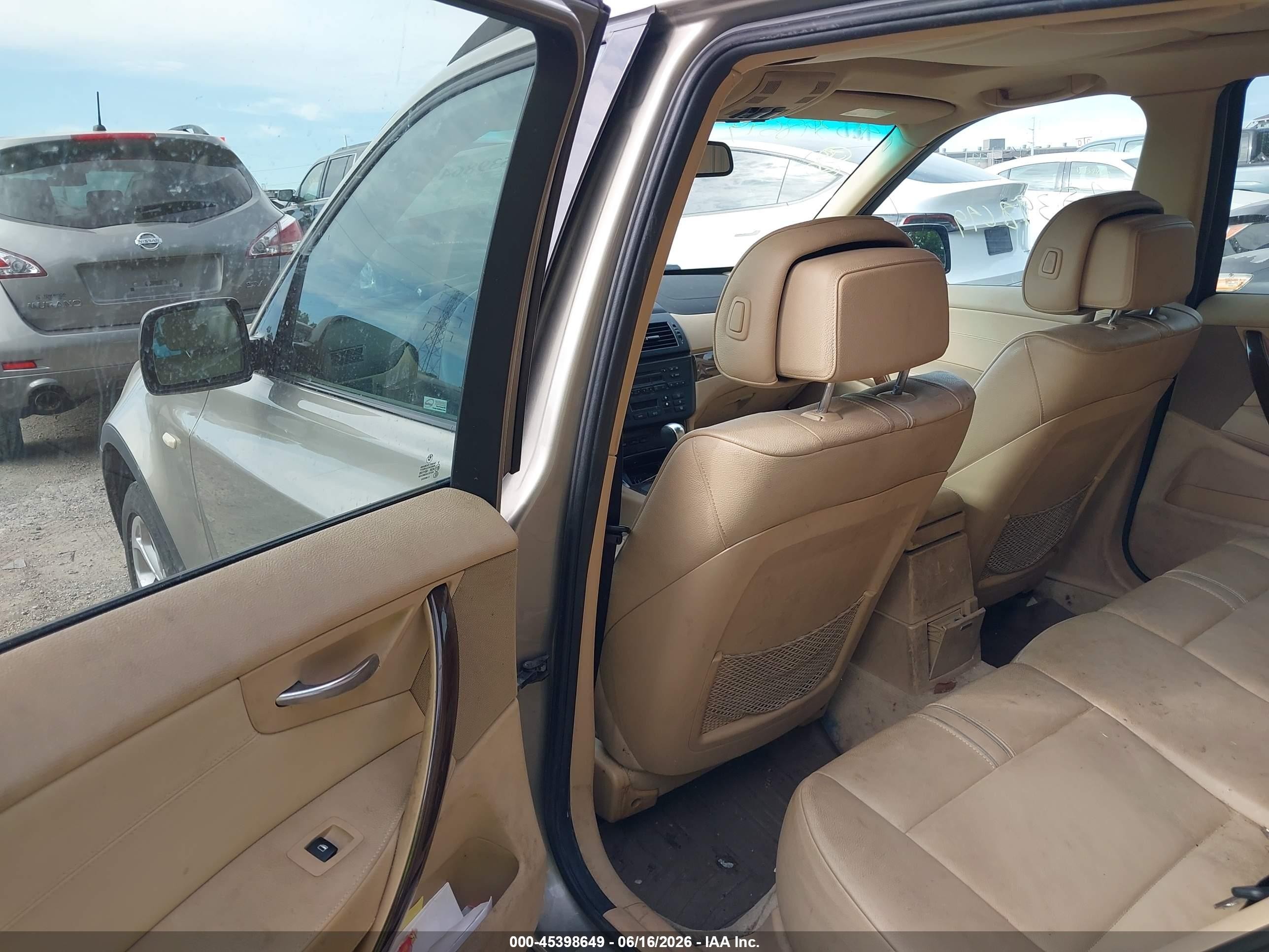 2009 Bmw X3 Xdrive30i Gray vin: WBXPC934X9WJ24914