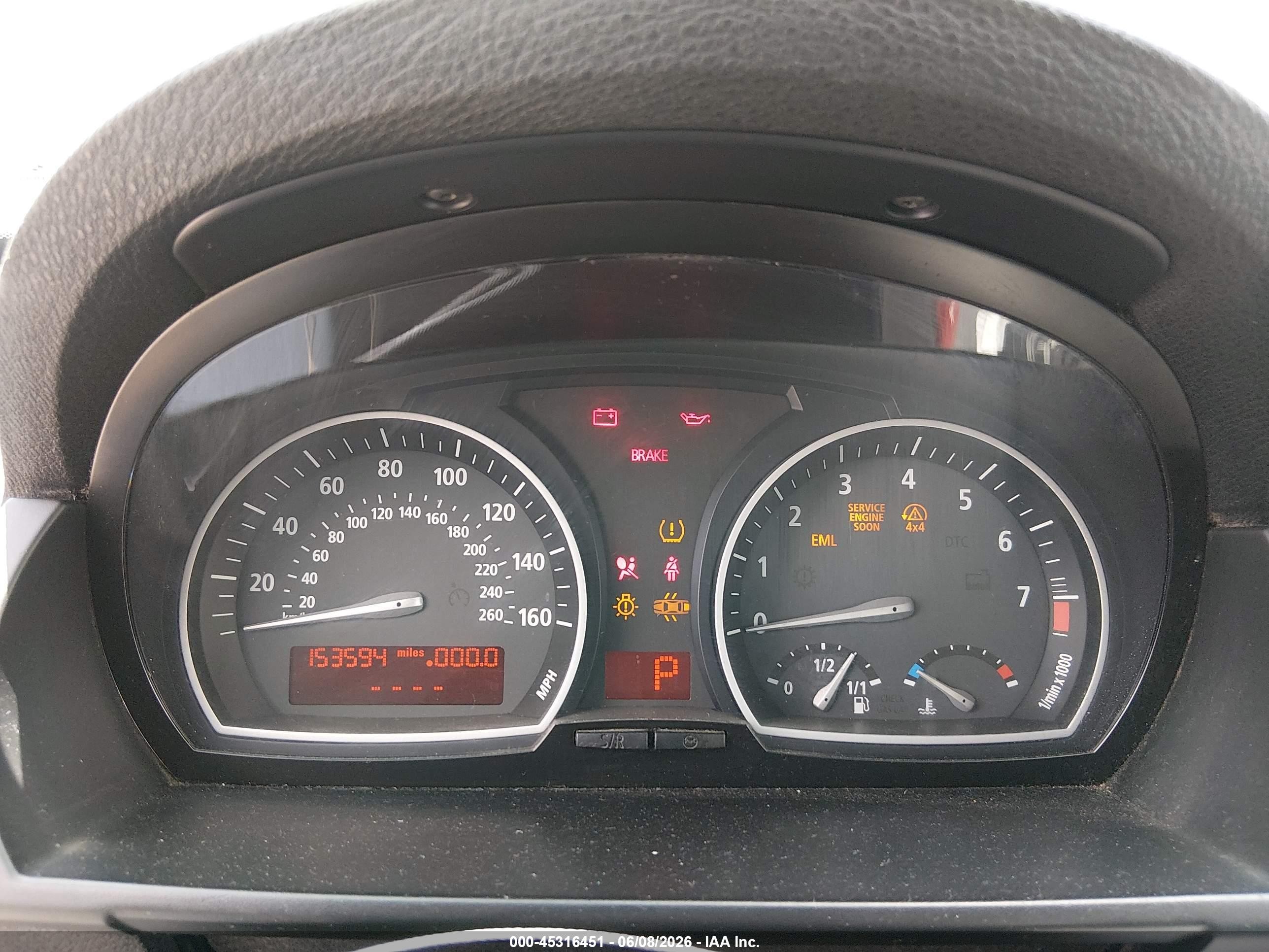 2009 Bmw X3 Xdrive30i Black vin: WBXPC934X9WJ28297