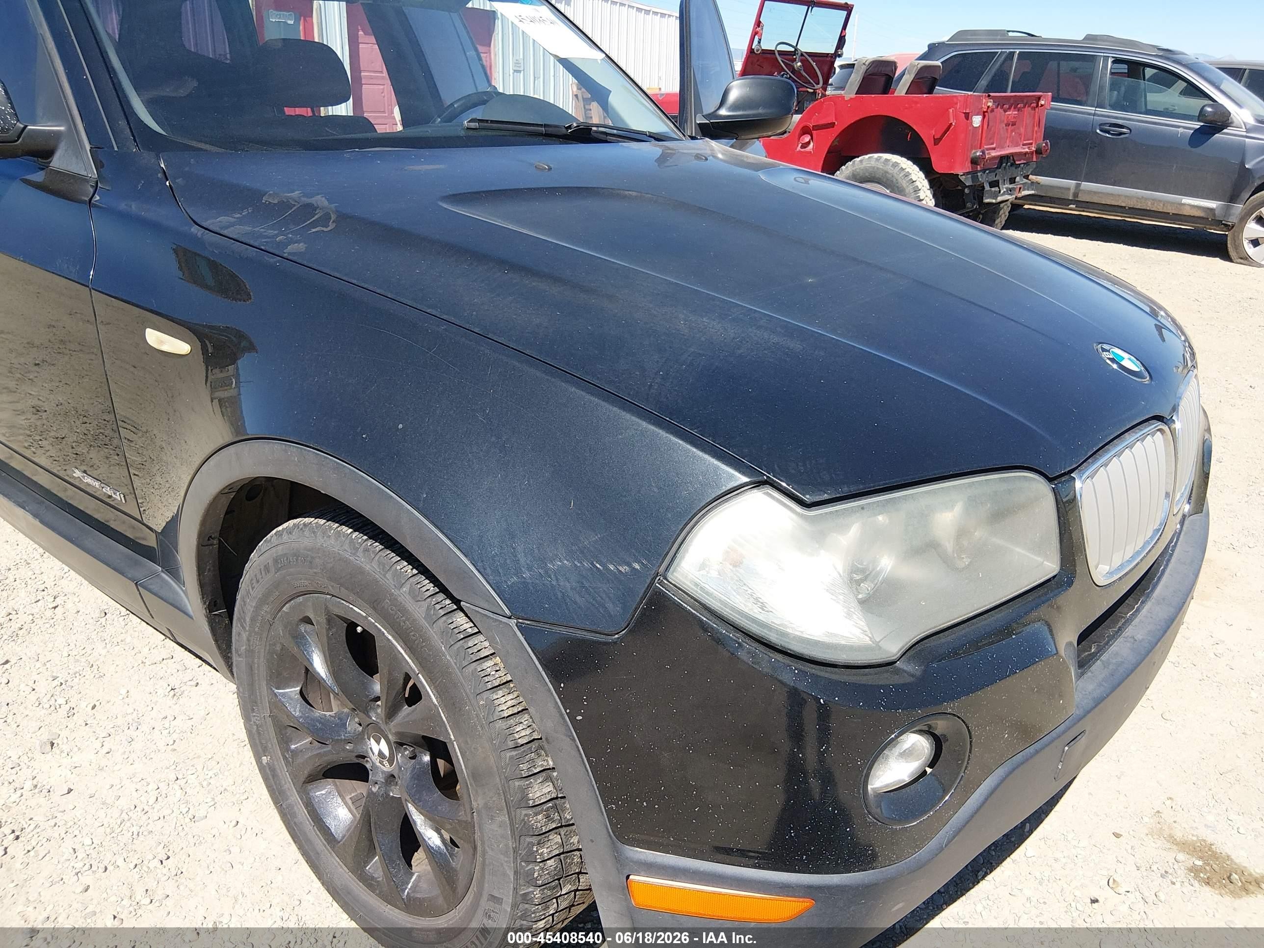 2010 Bmw X3 Xdrive30i Черный vin: WBXPC9C40AWJ31620