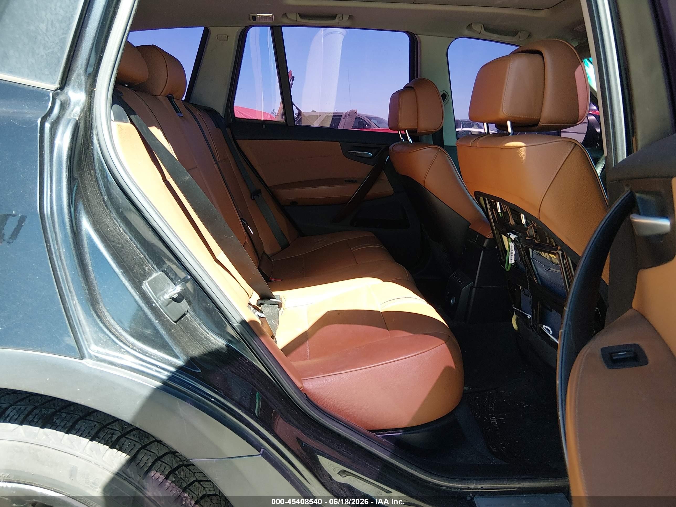 2010 Bmw X3 Xdrive30i Черный vin: WBXPC9C40AWJ31620