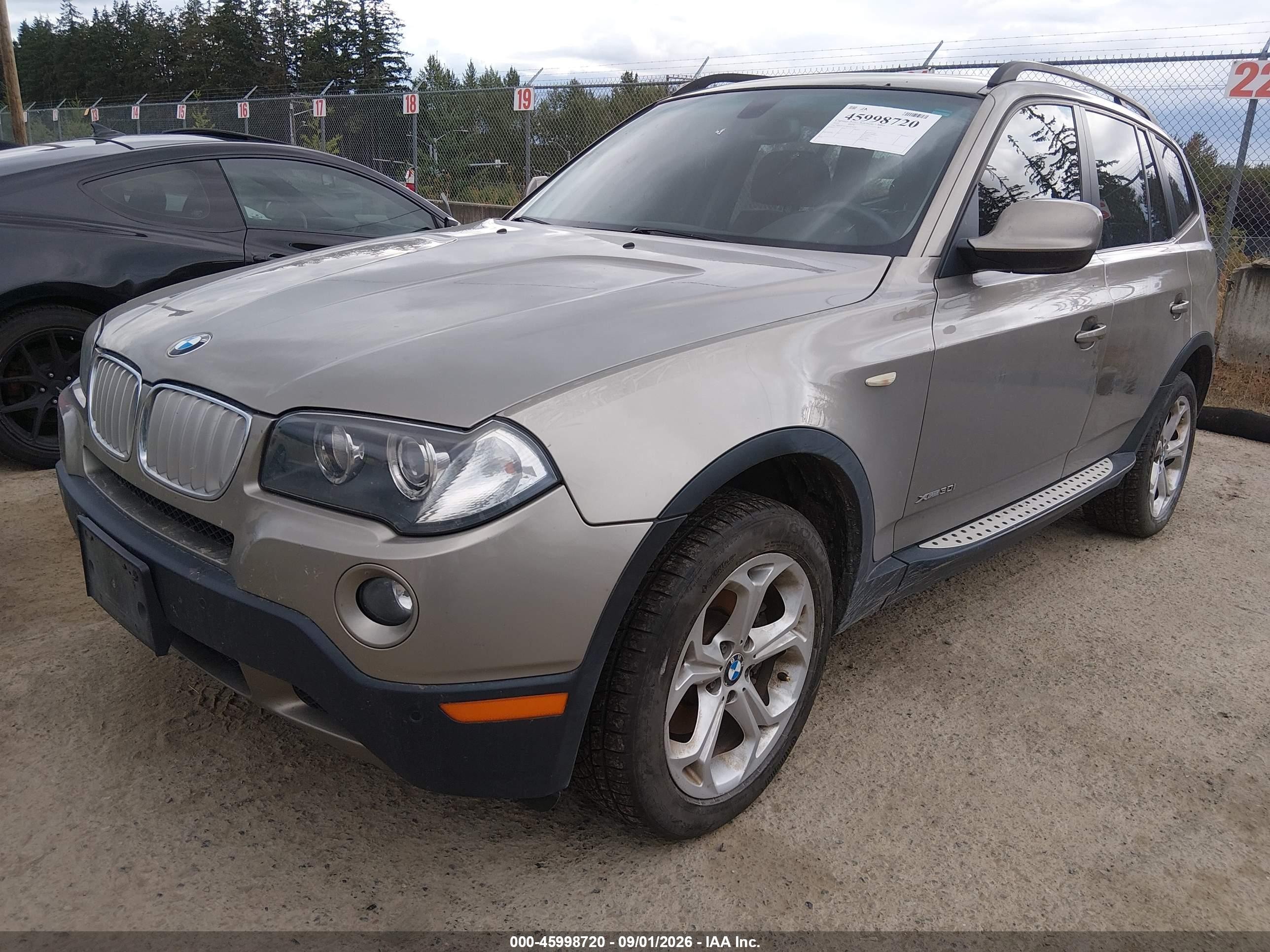 2010 Bmw X3 Xdrive30i Gold vin: WBXPC9C40AWJ36705