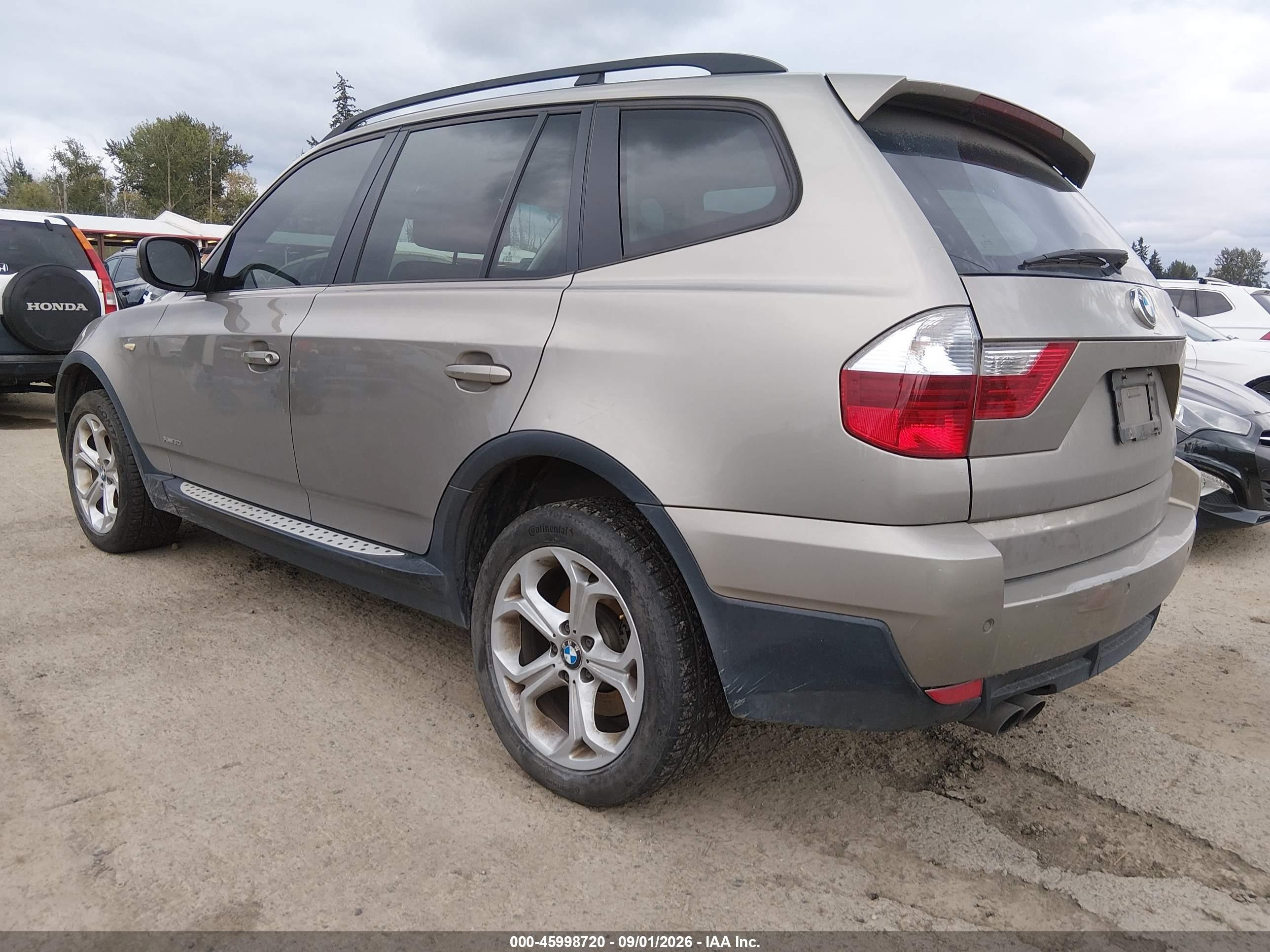 2010 Bmw X3 Xdrive30i Gold vin: WBXPC9C40AWJ36705