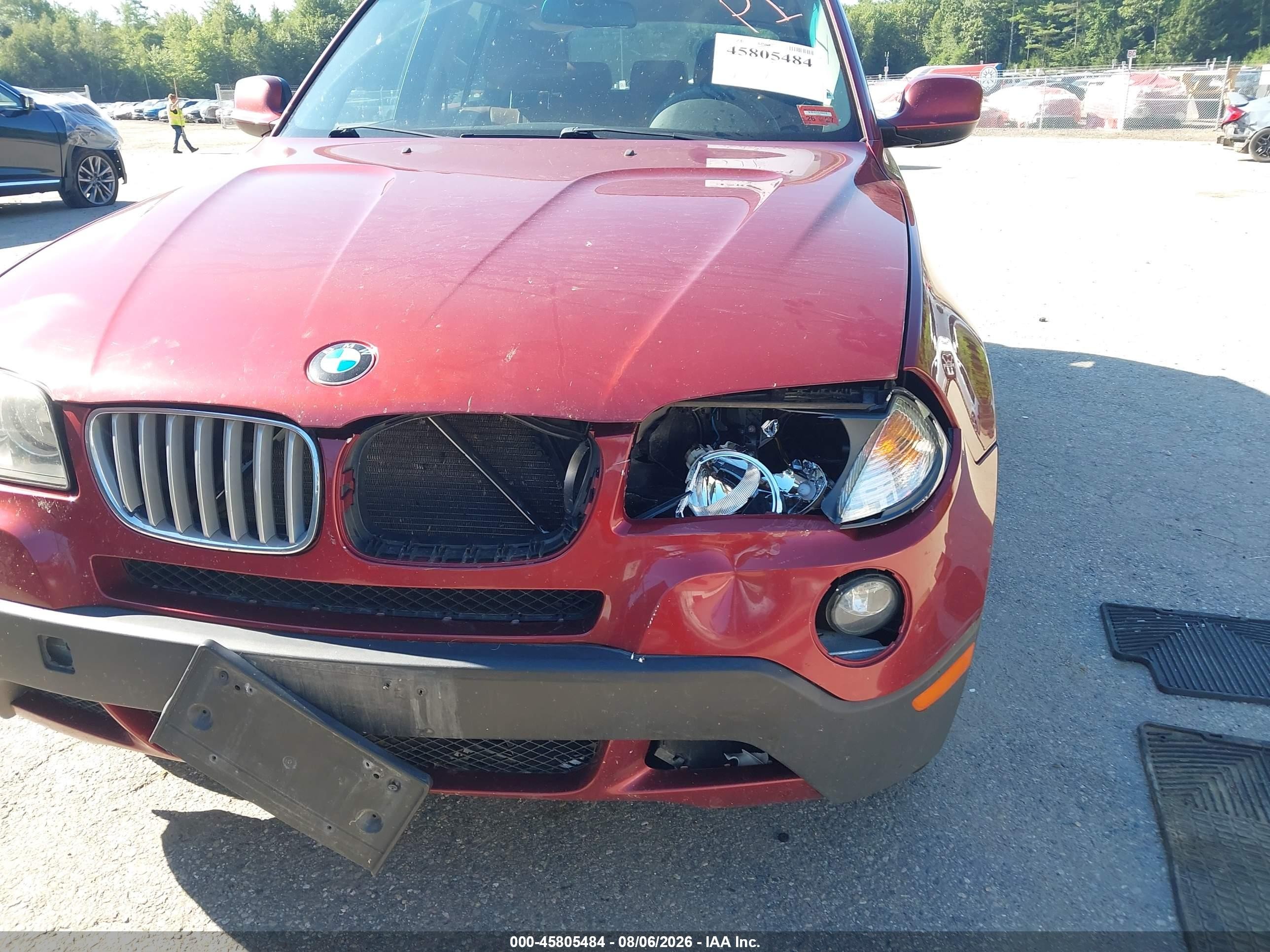 2010 Bmw X3 Xdrive30i Red vin: WBXPC9C40AWJ38308