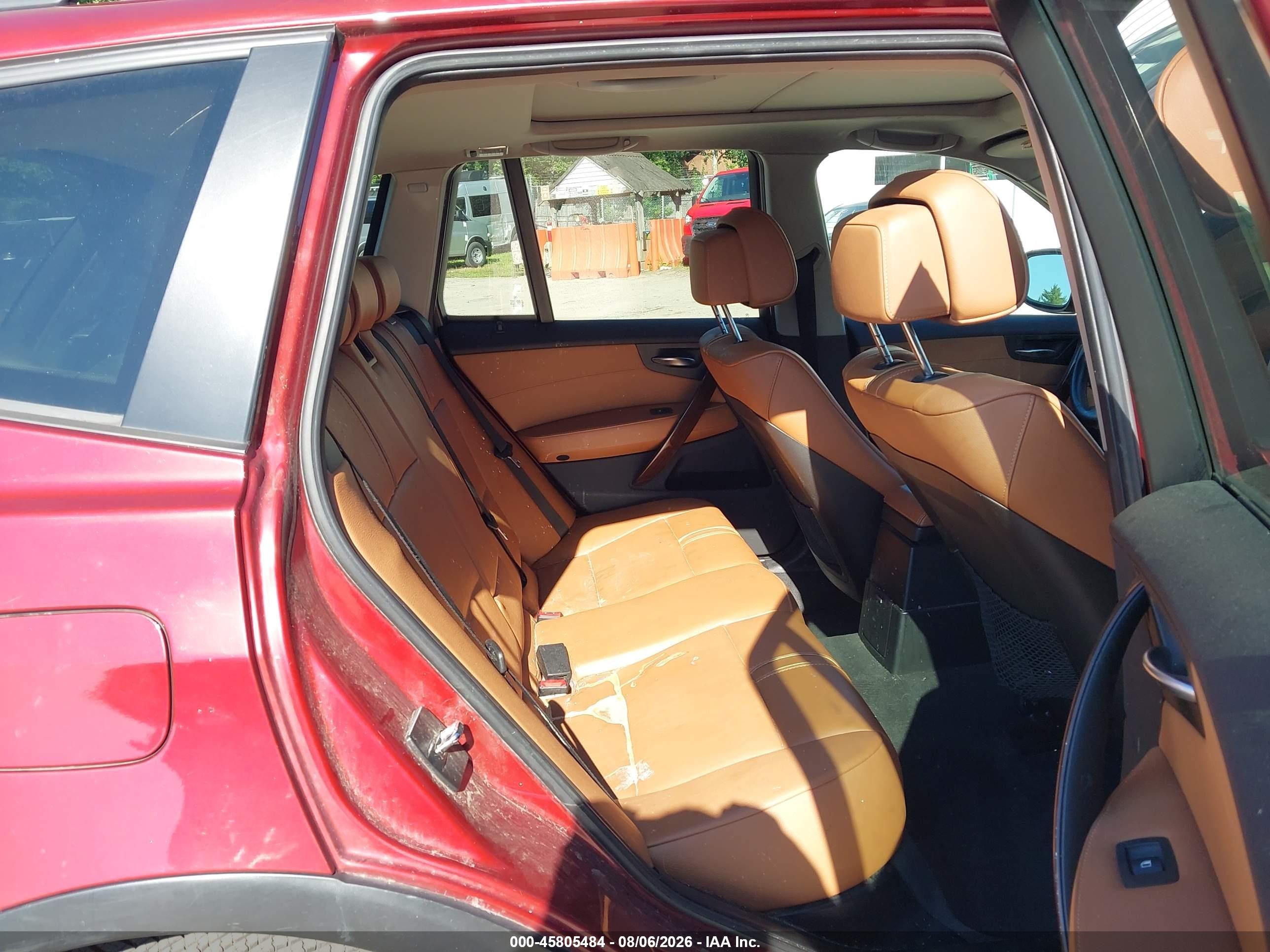 2010 Bmw X3 Xdrive30i Red vin: WBXPC9C40AWJ38308