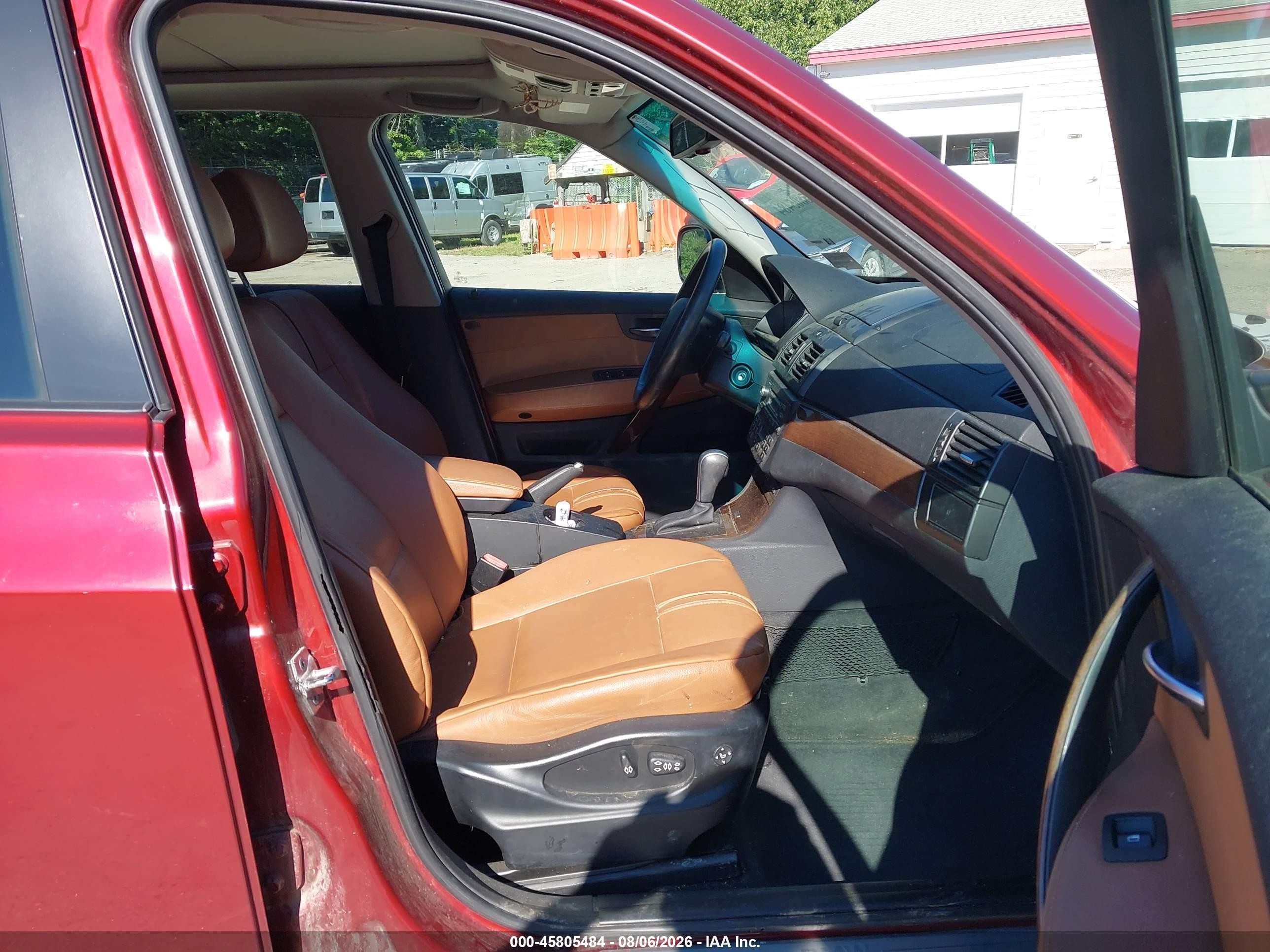2010 Bmw X3 Xdrive30i Red vin: WBXPC9C40AWJ38308