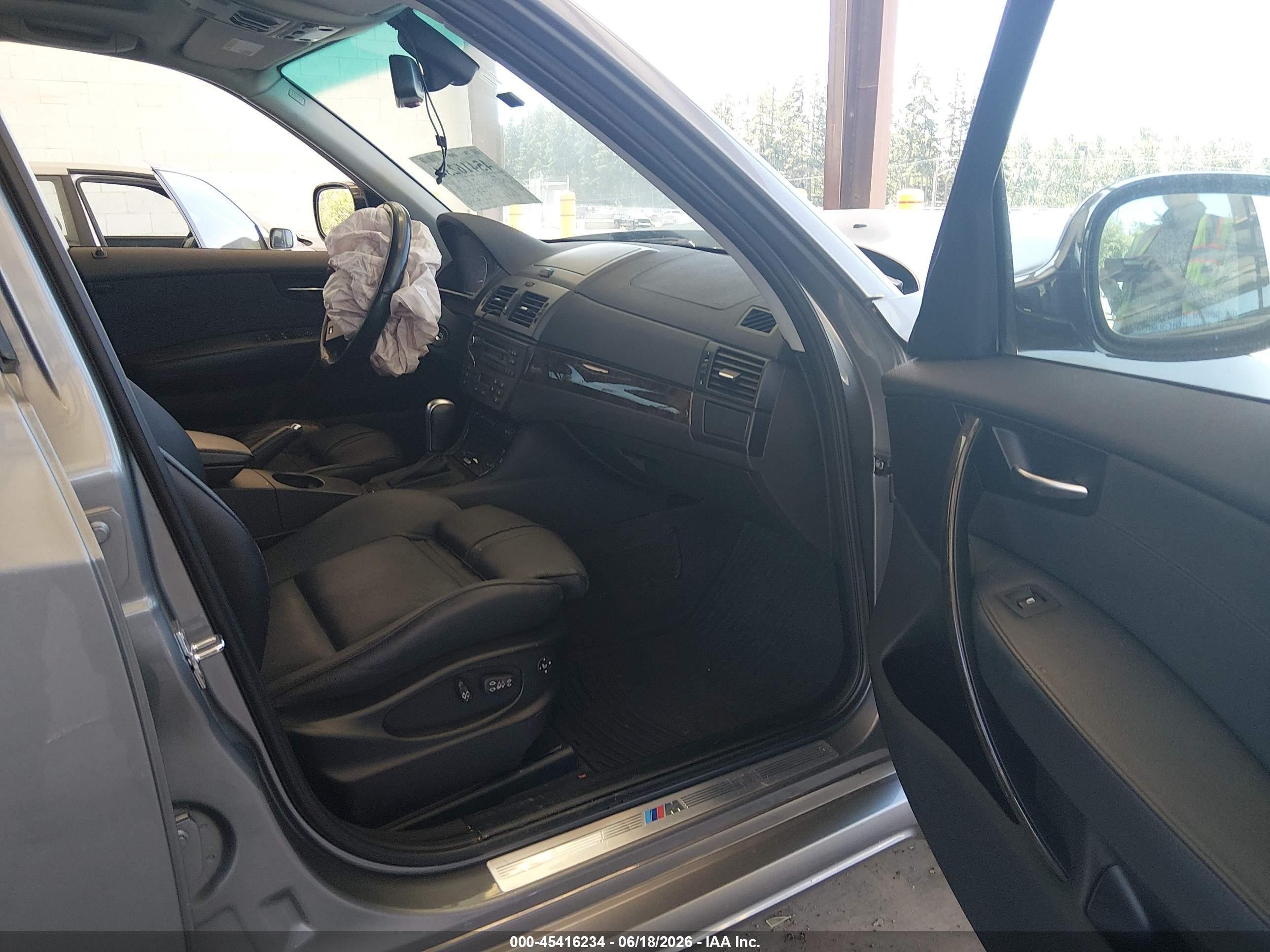 2010 Bmw X3 Xdrive30i Серый vin: WBXPC9C41AWJ33781