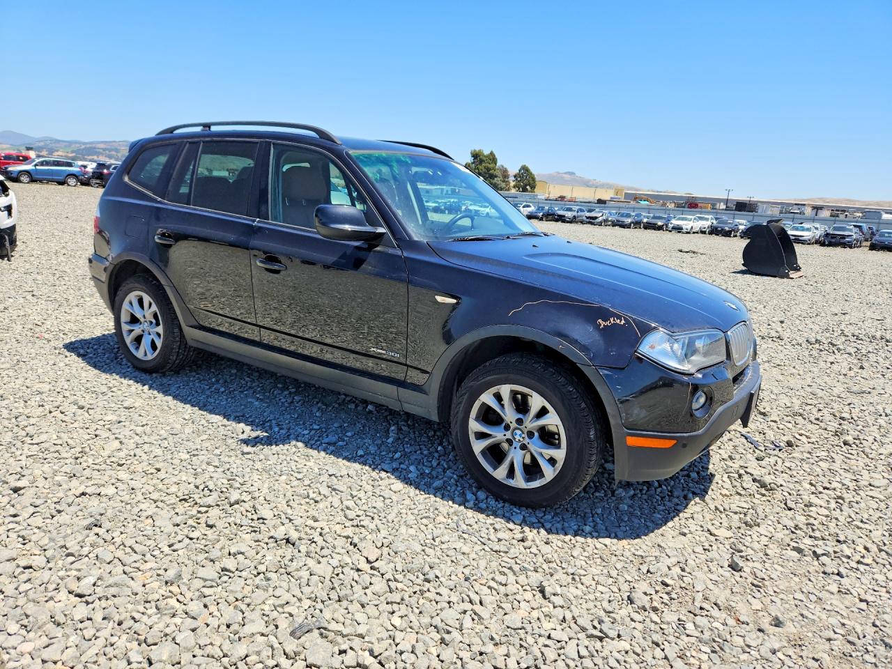 2010 Bmw X3 Xdrive30i Black vin: WBXPC9C41AWJ34560