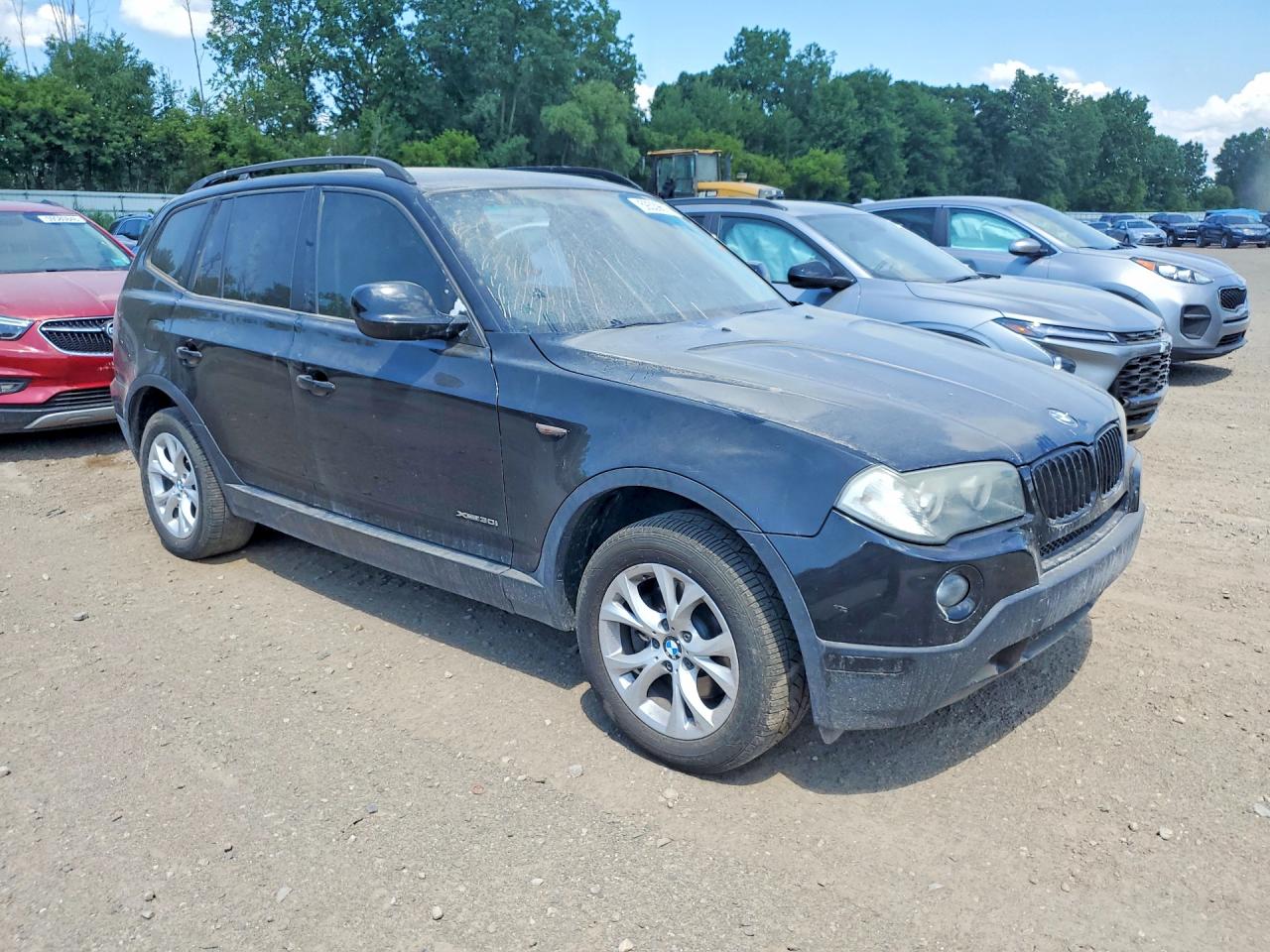 2010 Bmw X3 Xdrive30i Black vin: WBXPC9C41AWJ35224