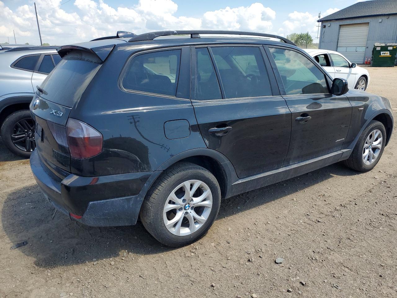 2010 Bmw X3 Xdrive30i Black vin: WBXPC9C41AWJ35224