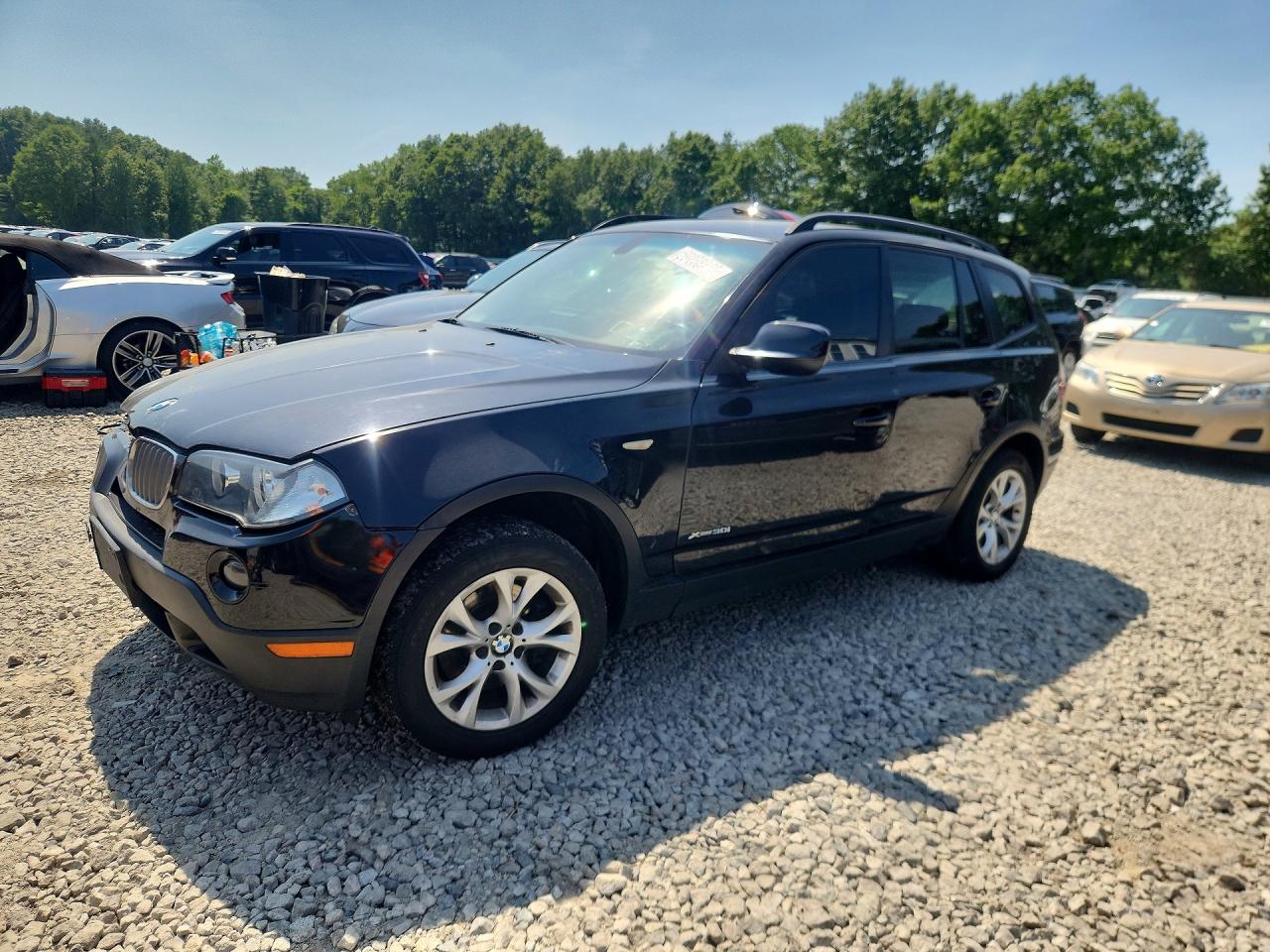 2010 Bmw X3 Xdrive30i Black vin: WBXPC9C41AWJ39029
