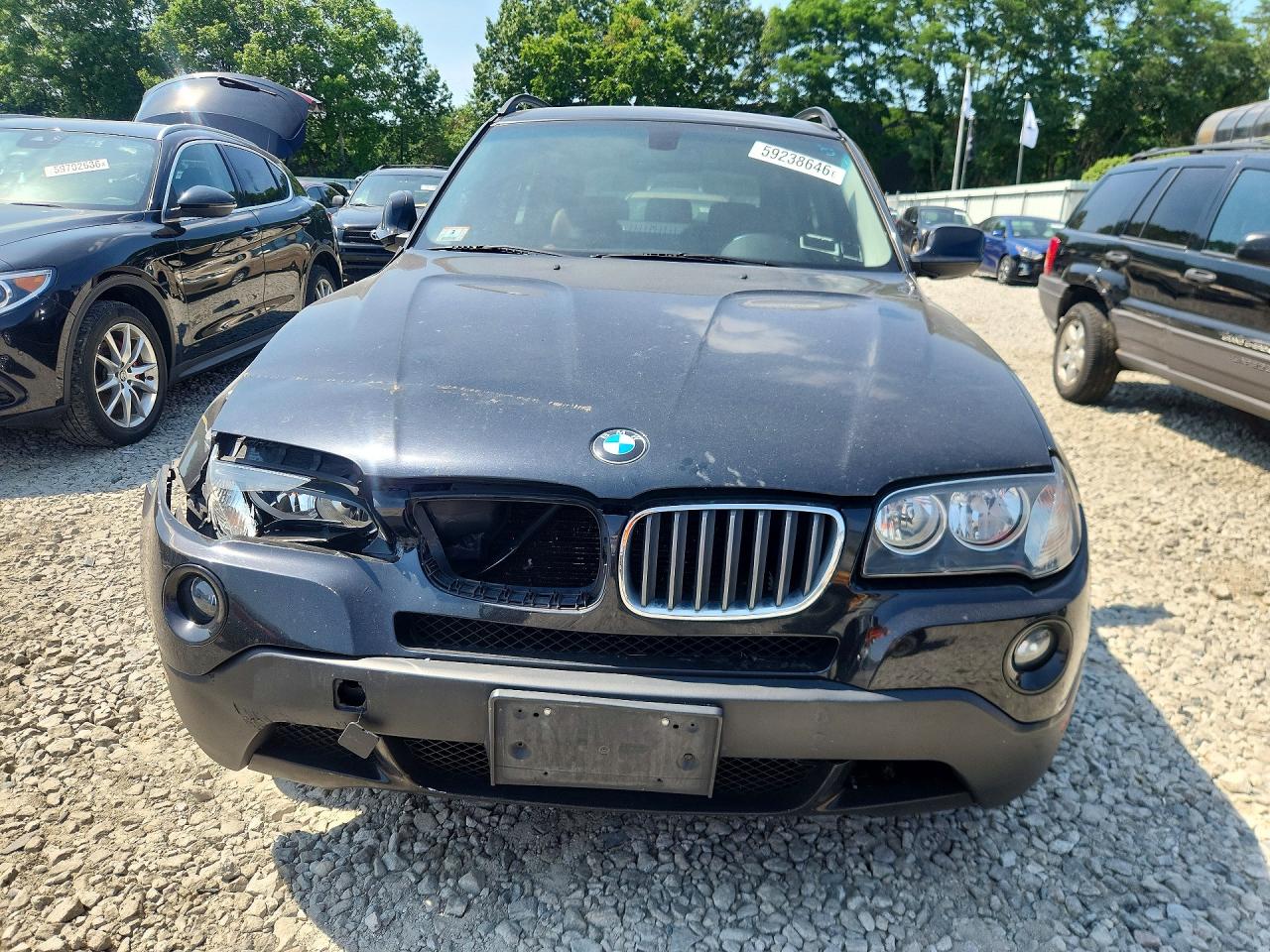 2010 Bmw X3 Xdrive30i Black vin: WBXPC9C41AWJ39029