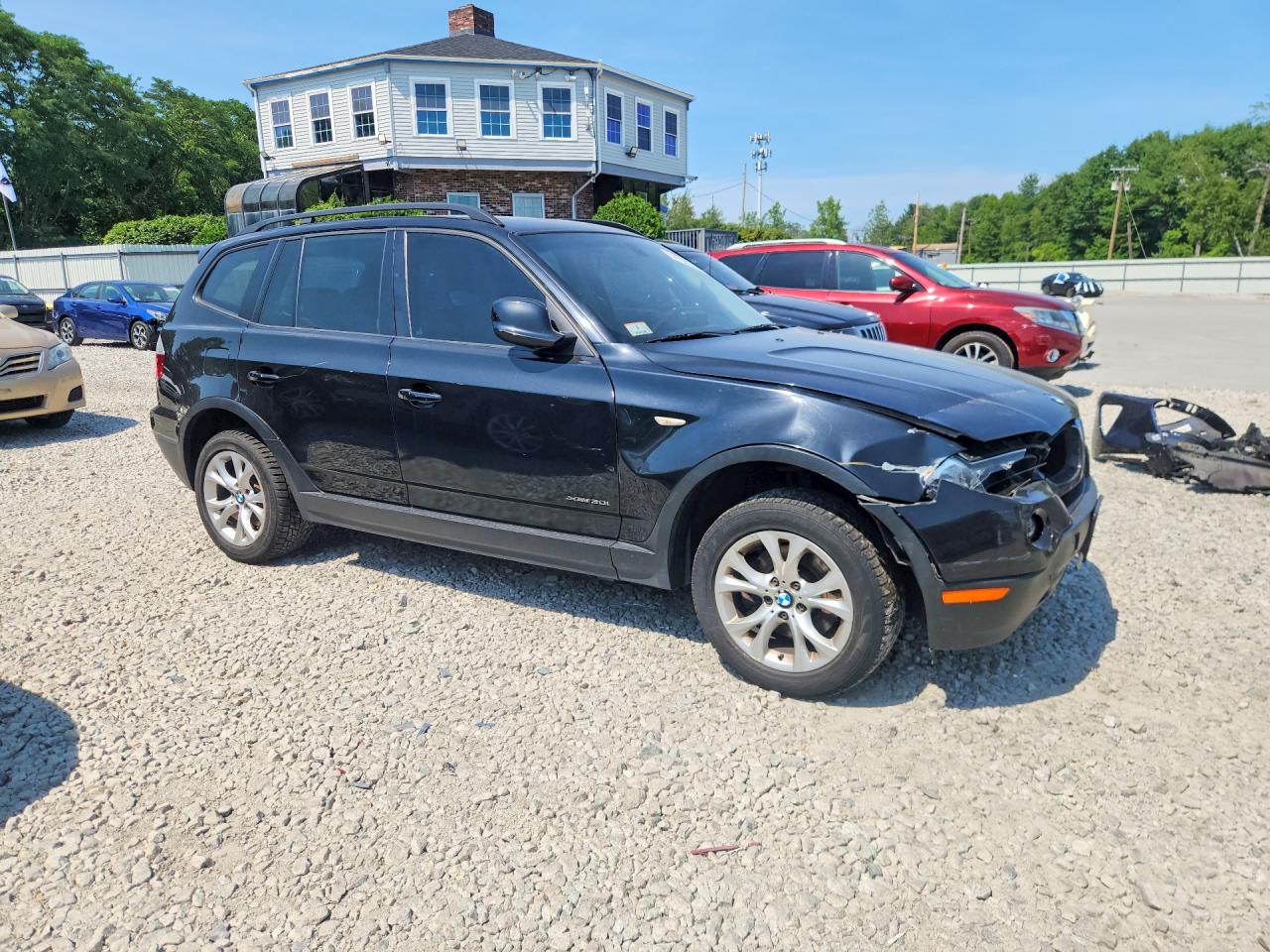 2010 Bmw X3 Xdrive30i Black vin: WBXPC9C41AWJ39029