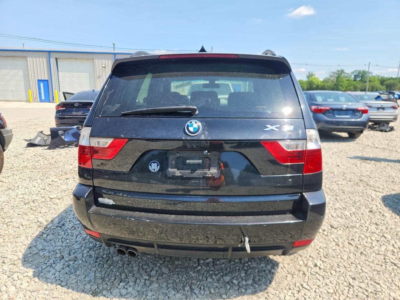 2010 Bmw X3 Xdrive30i Black vin: WBXPC9C41AWJ39029